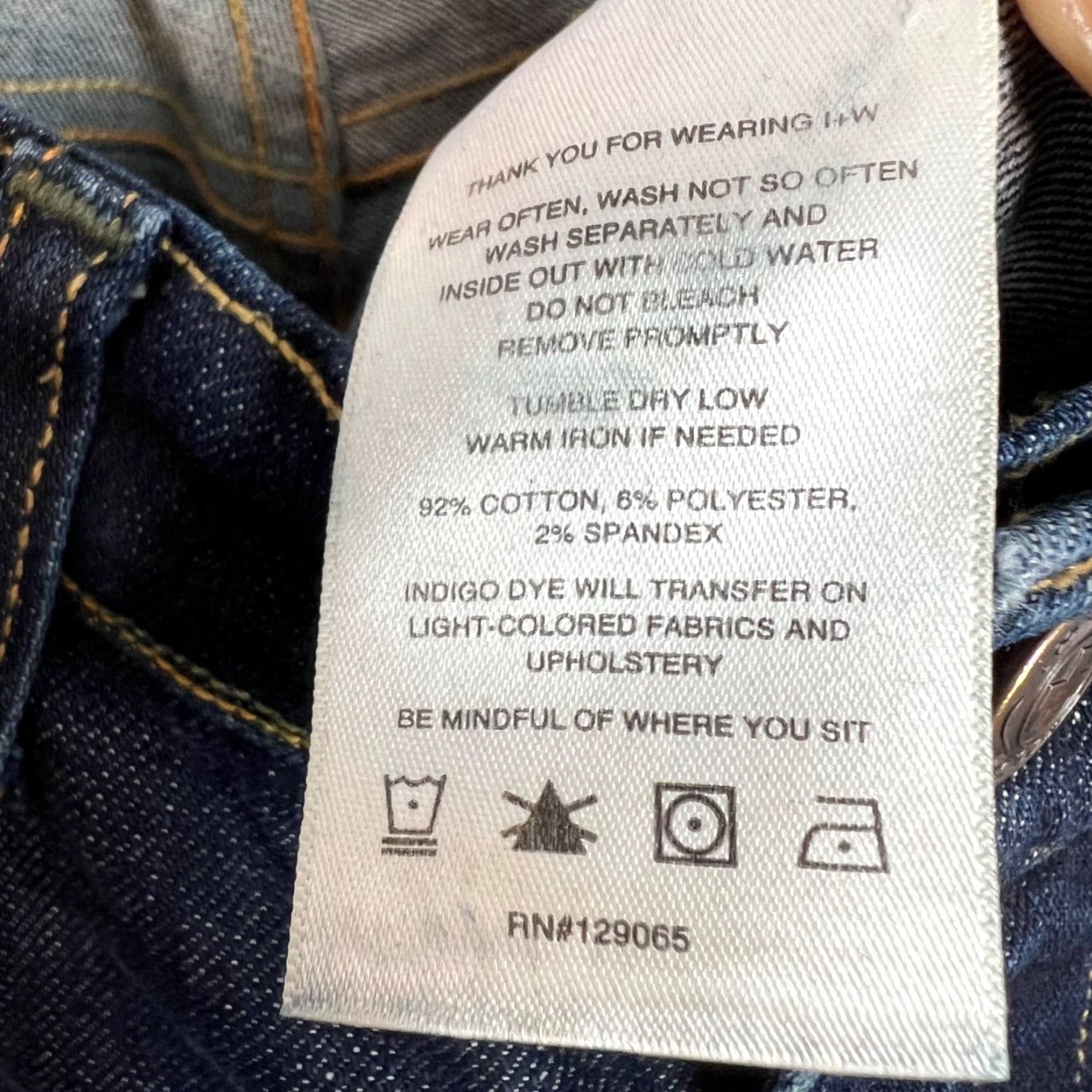Imogene + Willie Imogene + Willie Elizabeth Jeans Womens 25R Elizabeth Cut Dark Wash Denim Size 42" / US 20 - 5 Thumbnail