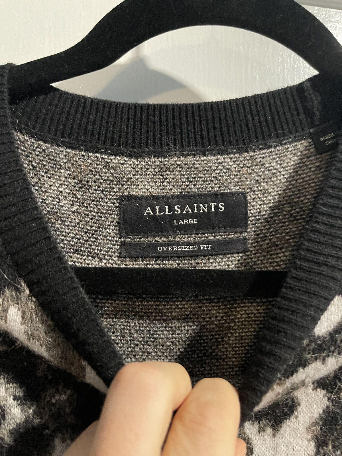 Allsaints AllSaints Oversized Leopard Animal Print Sweater Size Large Size US L / EU 52-54 / 3 - 2 Thumbnail