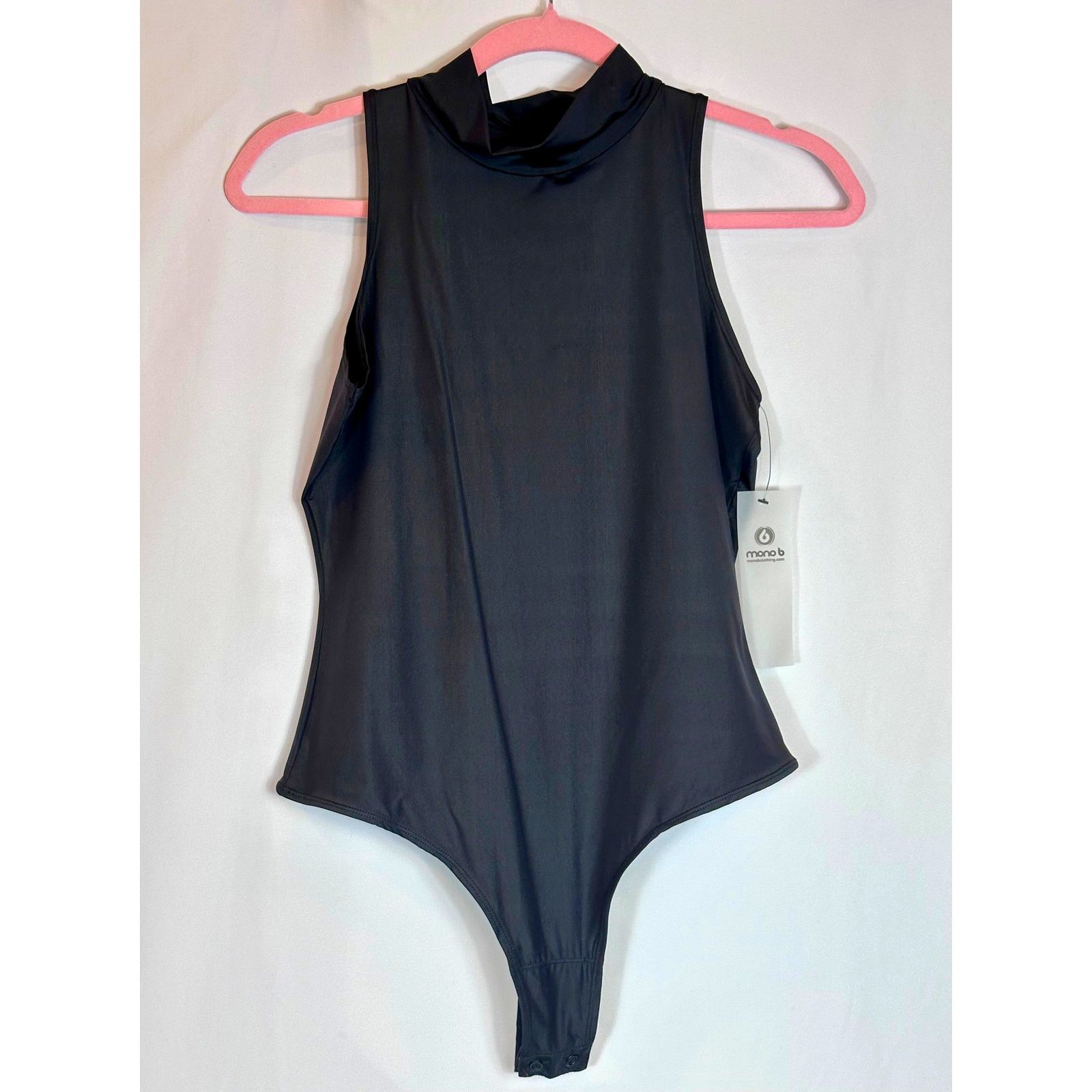 Other Mono b High Cowl Neck Sleeveless Bodysuit Black M Size M / US 6-8 / IT 42-44 - 8 Thumbnail