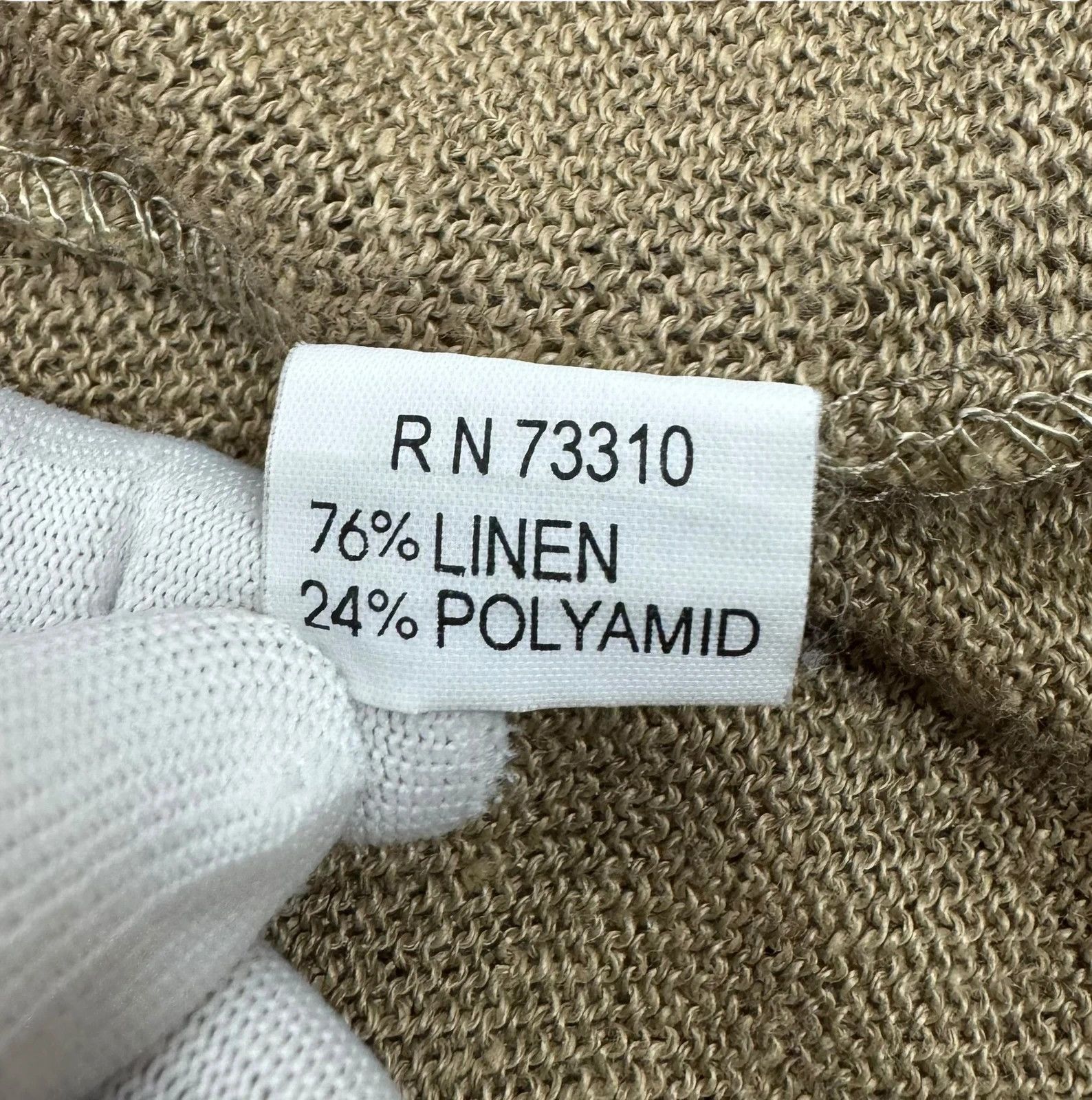 Ivan Grundahl Ivan Grundahl Linen Knit V-Neck Jumper size L Size L / US 10 / IT 46 - 11 Thumbnail