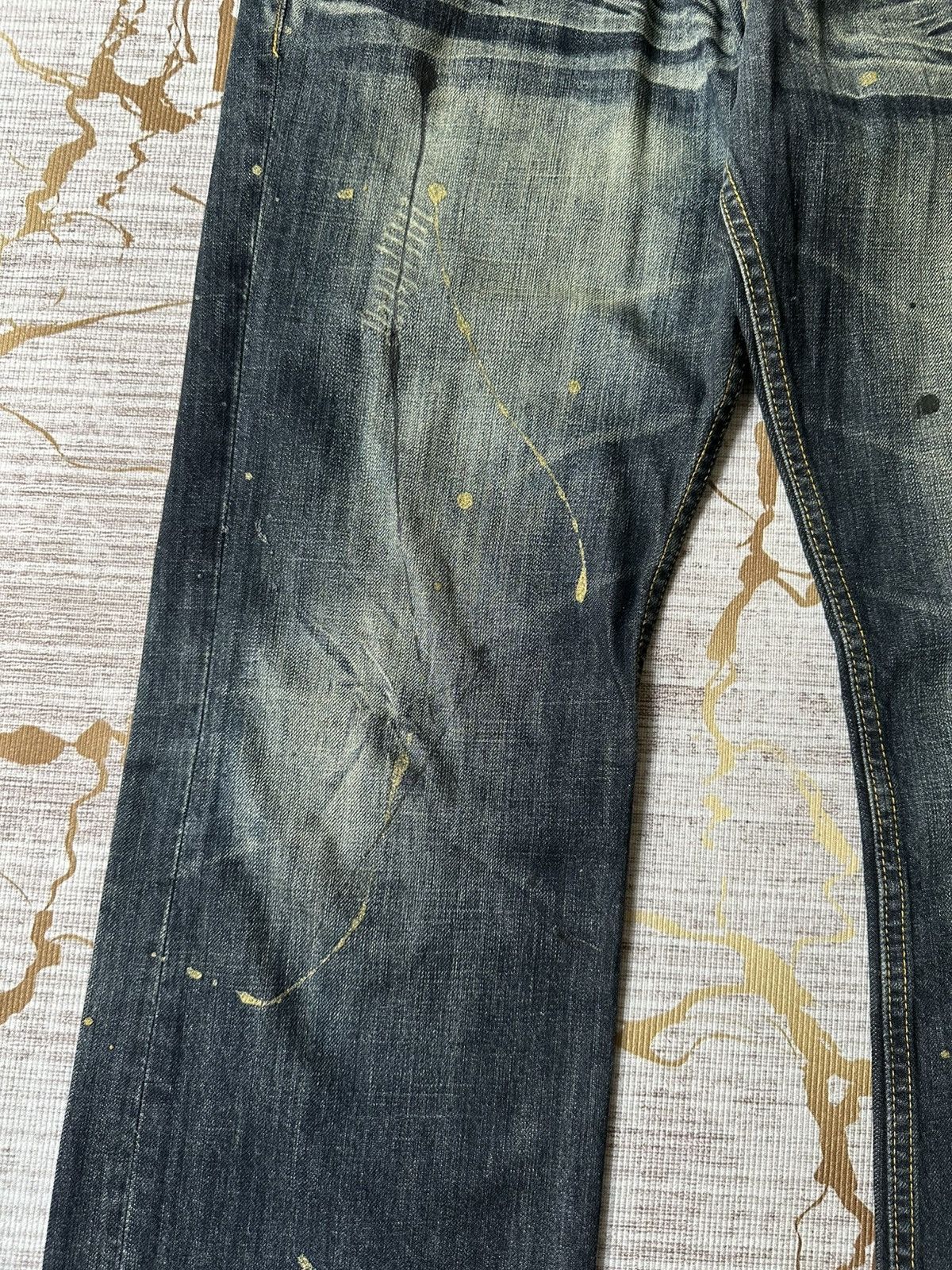 Japanese Brand FLARE Japanese Brand Claw Marks Design Denim Size US 34 / EU 50 - 8 Thumbnail