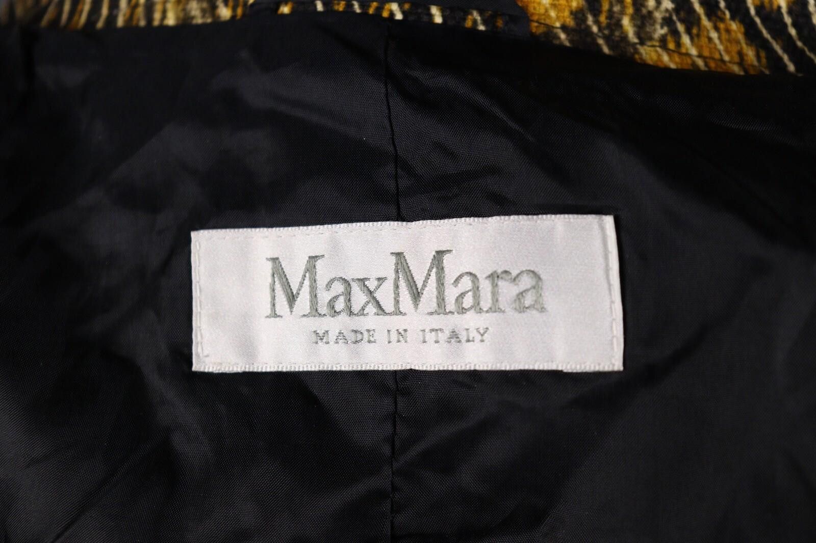 Designer Max Mara Leopard Blazer Jacket Size I 46 / GB 14 / USA 12 Size M / US 6-8 / IT 42-44 - 8 Thumbnail