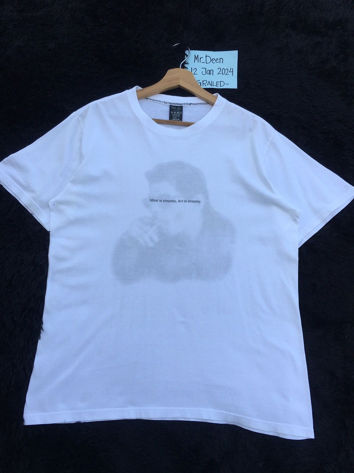 Number (N)ine Rare Number Nine Allen Ginsberg Poetics and Photo Tee Size US L / EU 52-54 / 3 - 5 Thumbnail