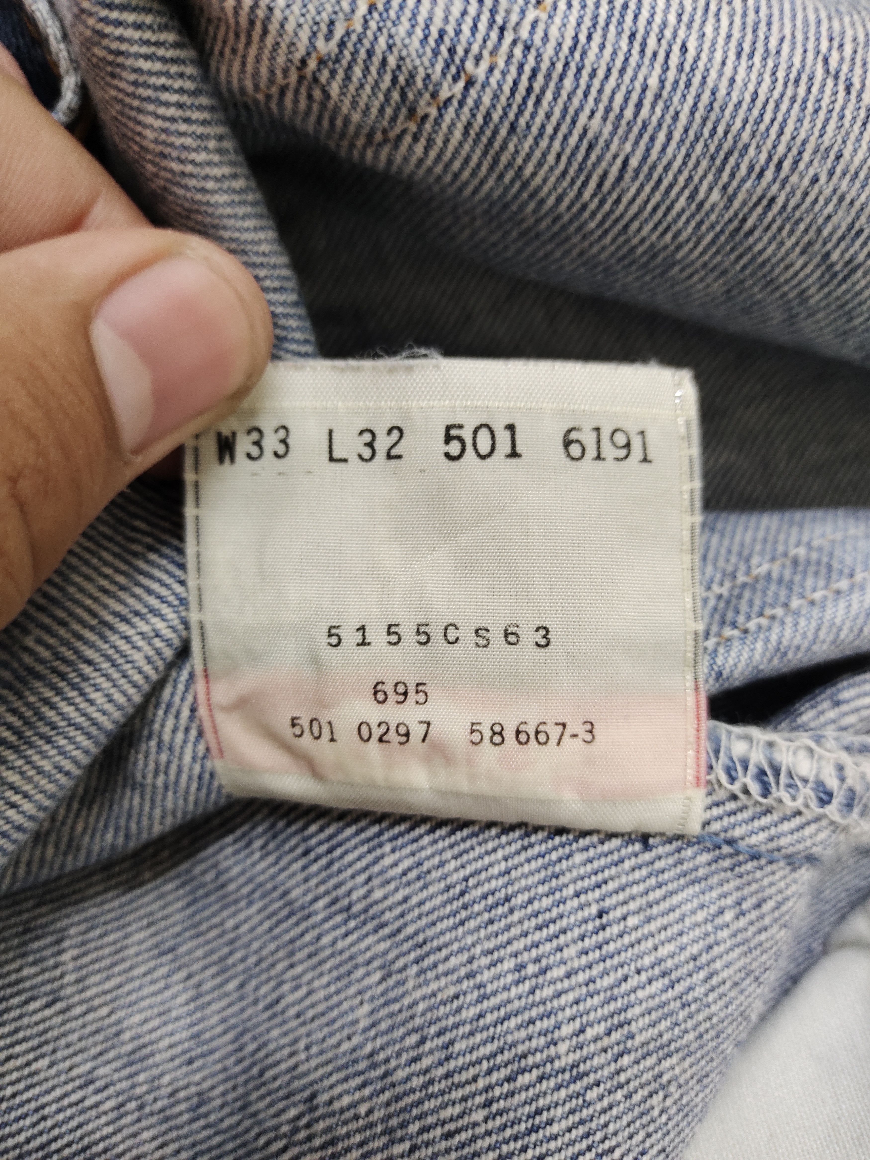 Levi's Vintage Clothing Size 32x30 Vintage 90s Levis 501 Jeans Made In Usa Size US 32 / EU 48 - 17 Thumbnail
