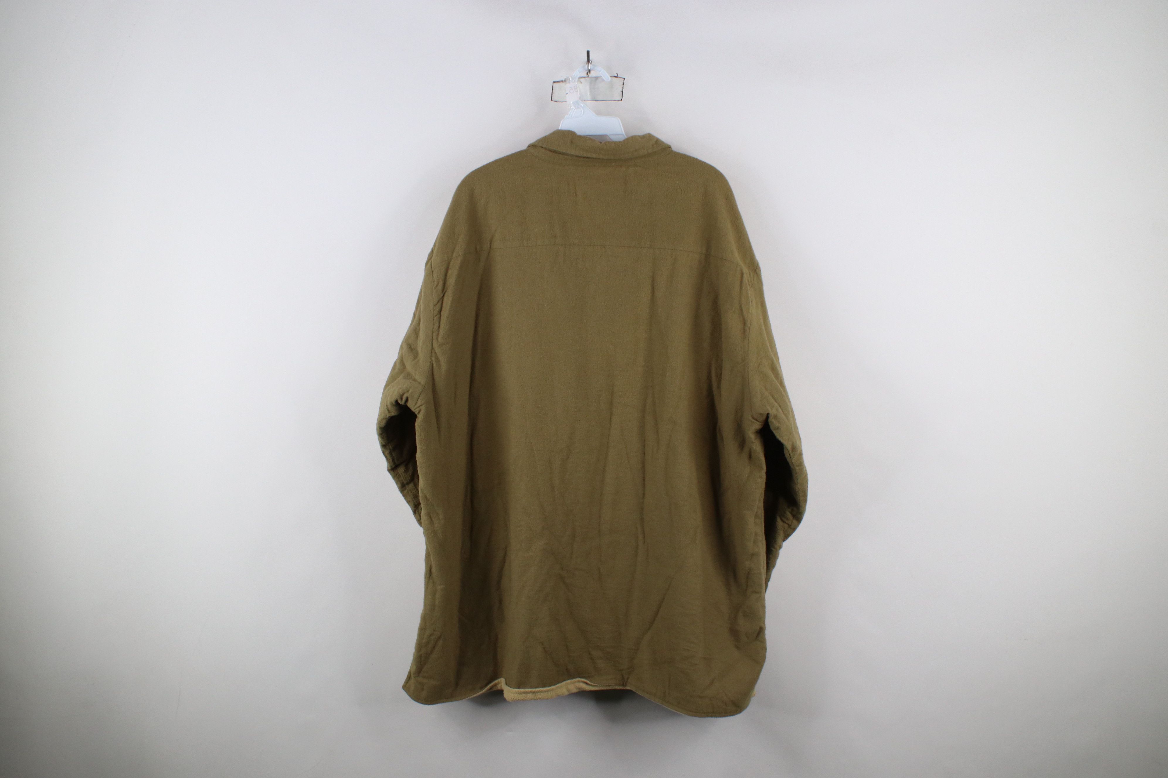 Vintage Vintage 90s Streetwear Chamois Cloth Button Shirt Jacket Size US XL / EU 56 / 4 - 12 Thumbnail