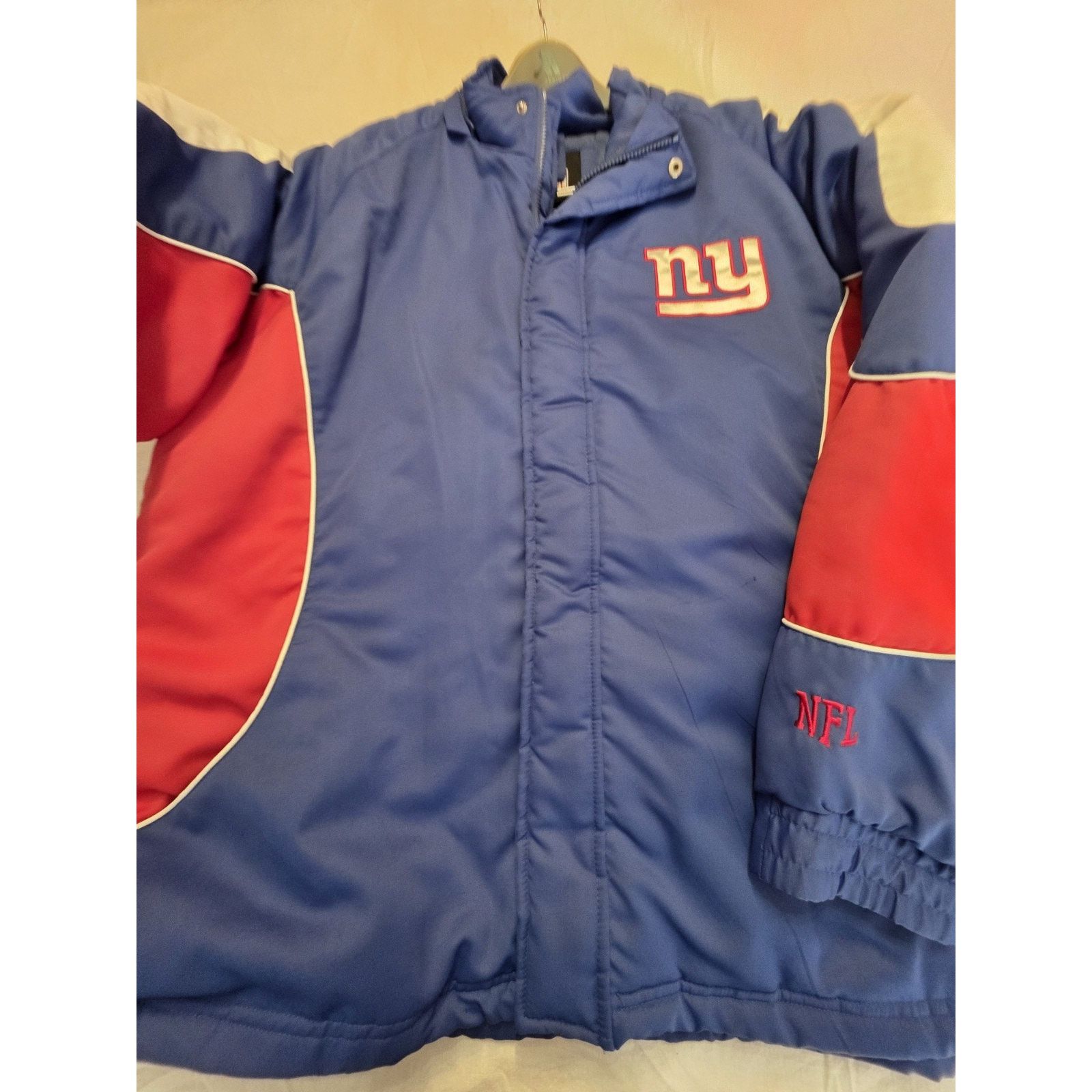 NFL New York Giants Men's Size Xl Puffer NFL Jacket Size 40 - 2 Thumbnail
