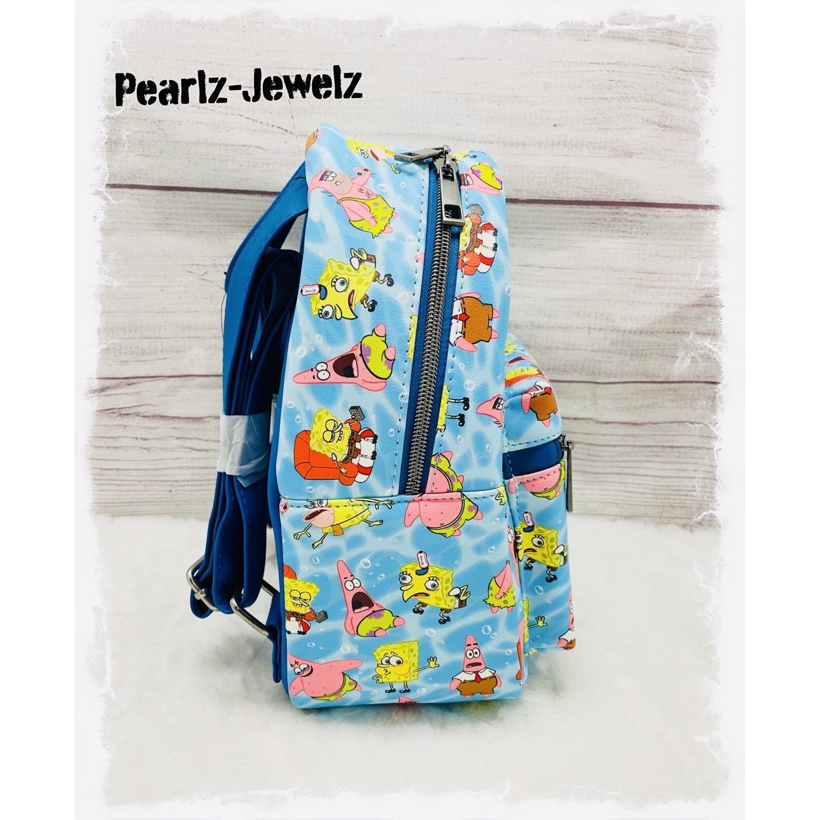 Disney Loungefly SpongeBob SquarePants Memes Allover Print AOP Mini Size ONE SIZE - 3 Thumbnail