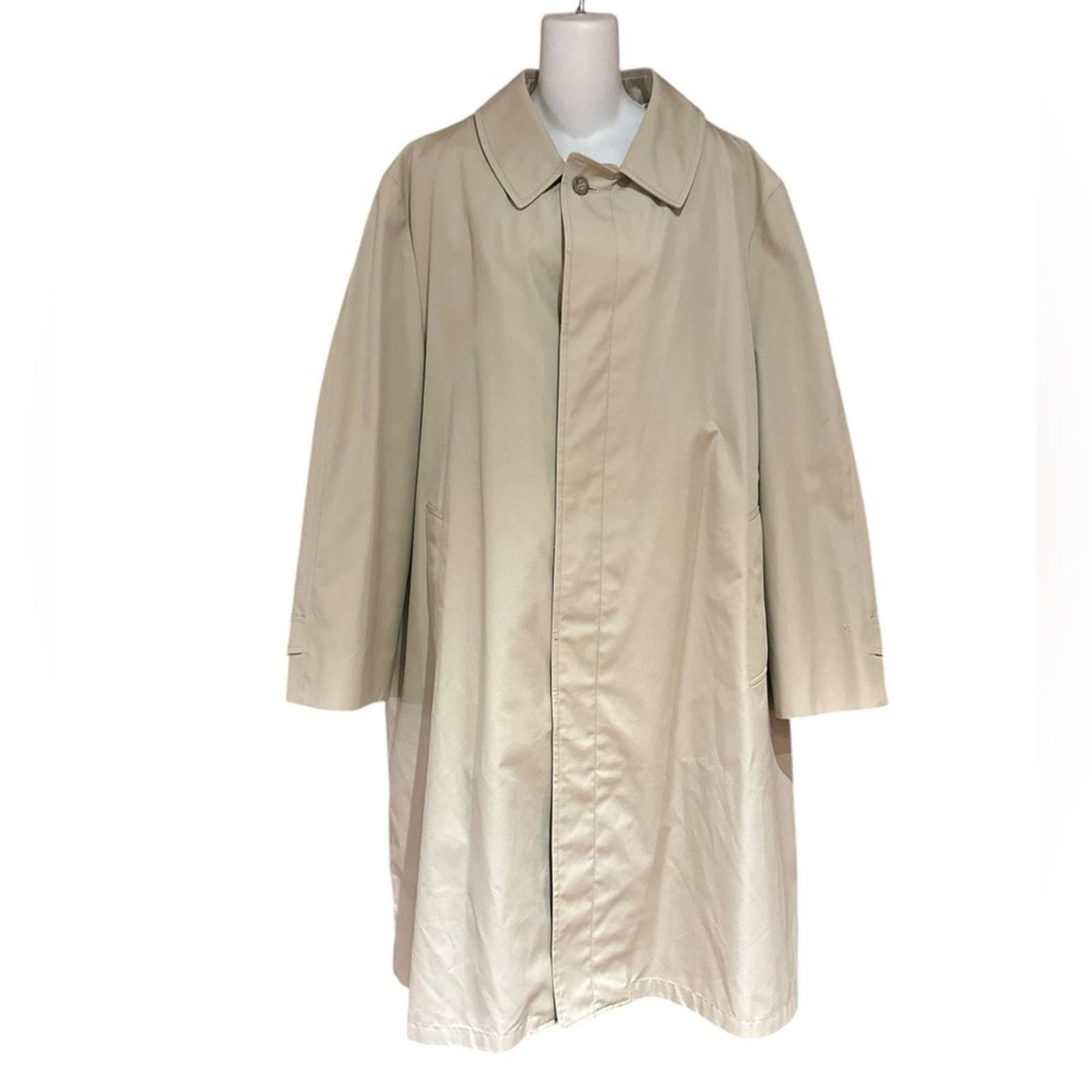 London Fog Towne by London Fog 44 Regular tan Overcoat Zip Out Lining Size US L / EU 52-54 / 3 - 1 Thumbnail