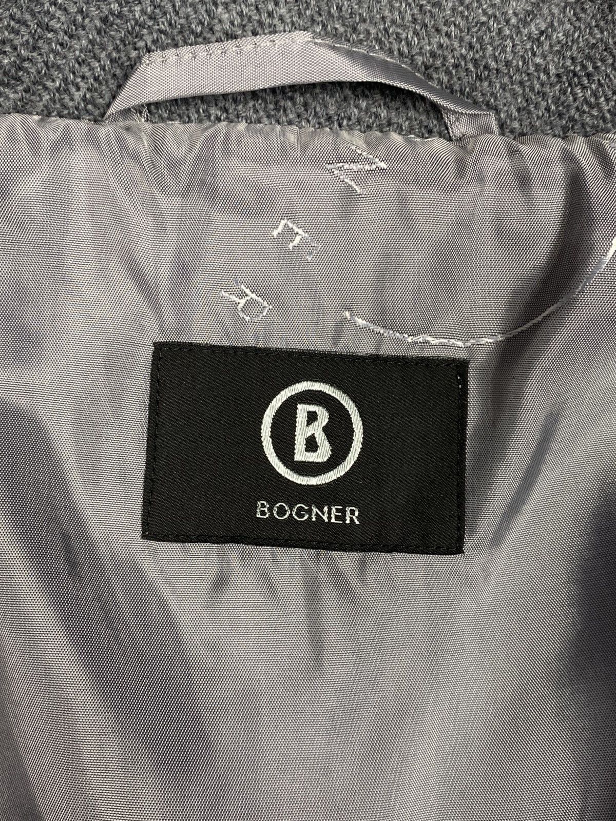 Bogner Bogner Wool Blazer Women L Gray Tailored Luxury Size XL / US 12-14 / IT 48-50 - 12 Thumbnail