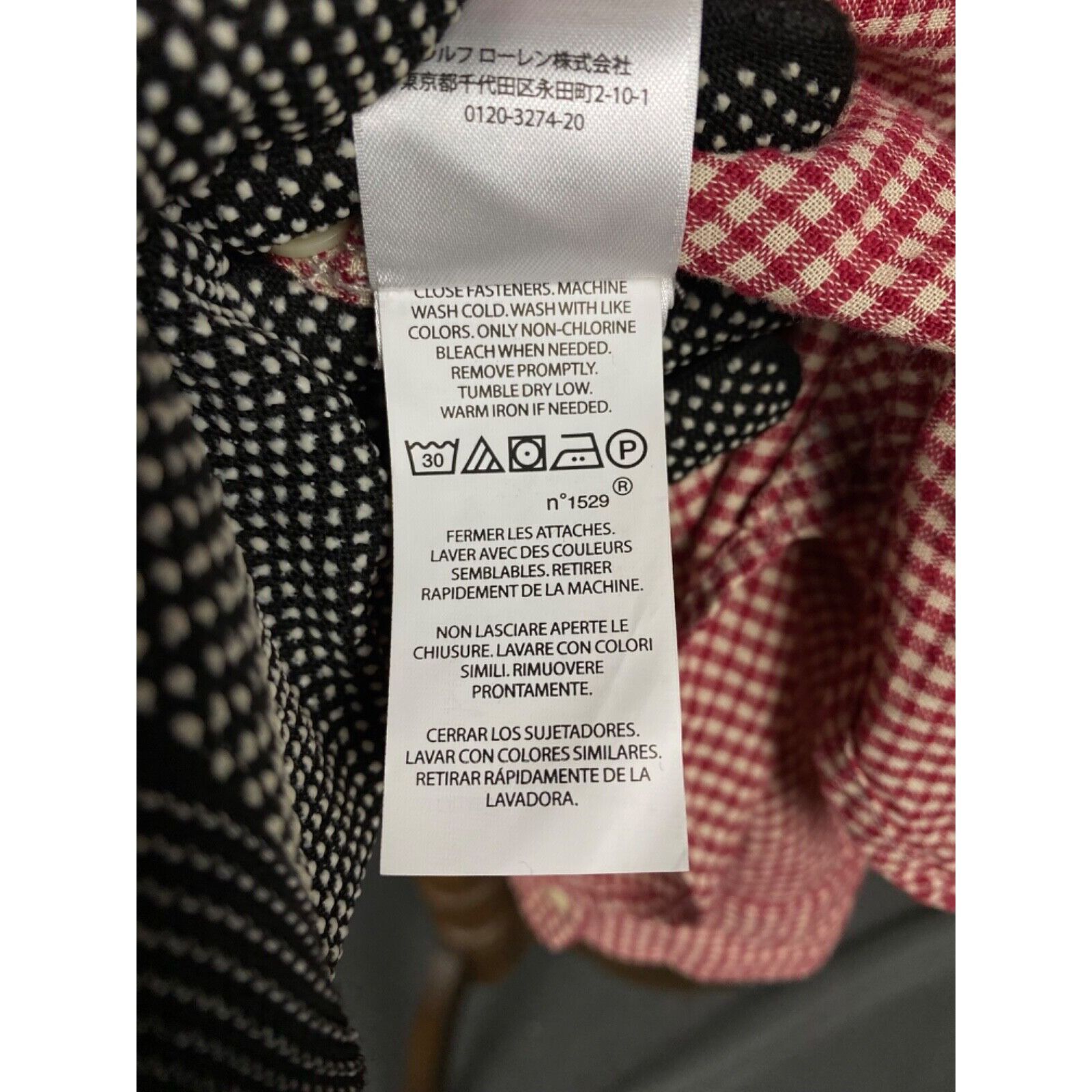 RRL Ralph Lauren MINT! Double RL Ralph Lauren Men's Red Checked Longsleeve Sh Size US XL / EU 56 / 4 - 12 Thumbnail