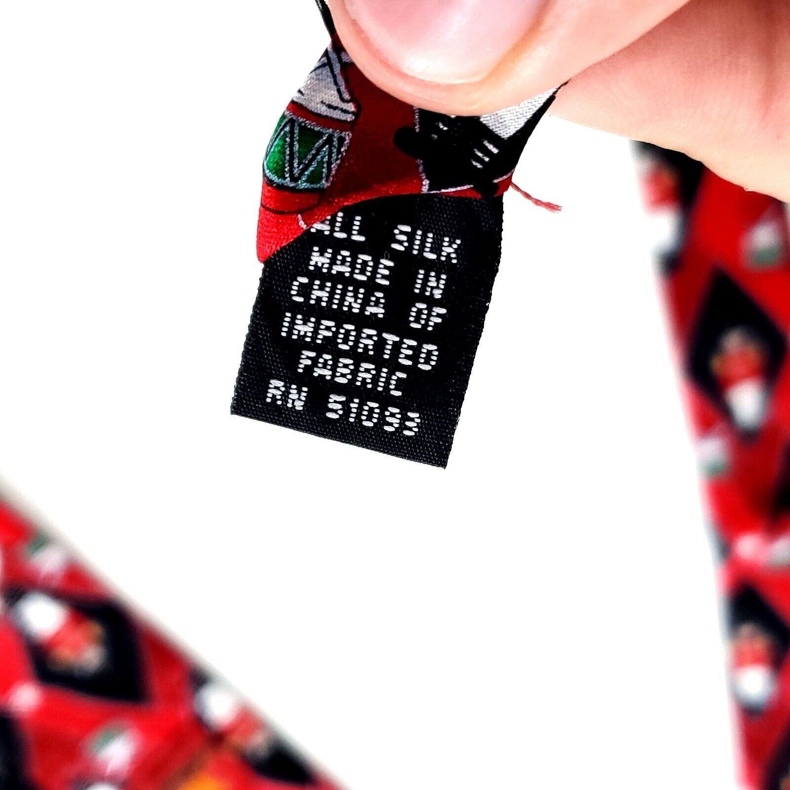 Designer Yule Tie Greetings Hallmark Nutcracker Jacquard Print Red Bl Size ONE SIZE - 5 Thumbnail