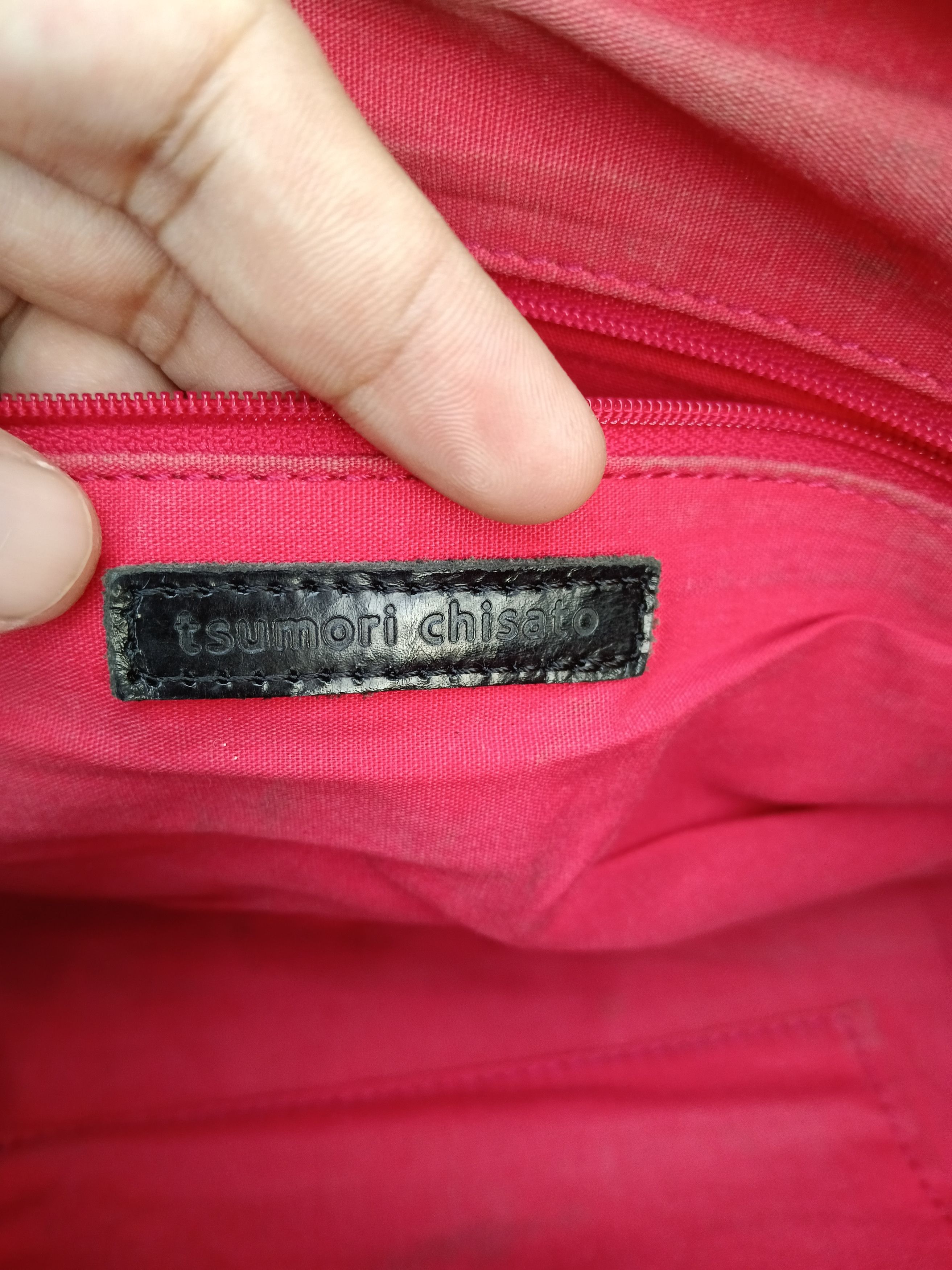 Issey Miyake × Leather ISSEY MIYAKI TSUMORI DUFFLE/GYM LEATHER BAG Size ONE SIZE - 19 Thumbnail