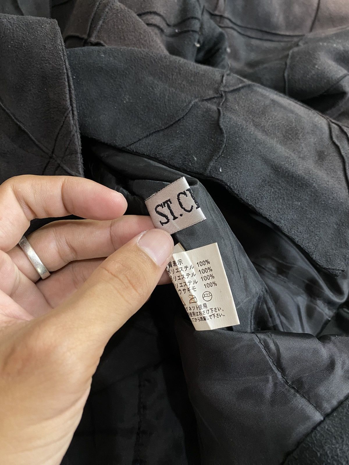 If Six Was Nine × Japanese Brand × KMRii 2000s ST Christ Faux Fur Sun Faded Jacket Size US M / EU 48-50 / 2 - 4 Thumbnail