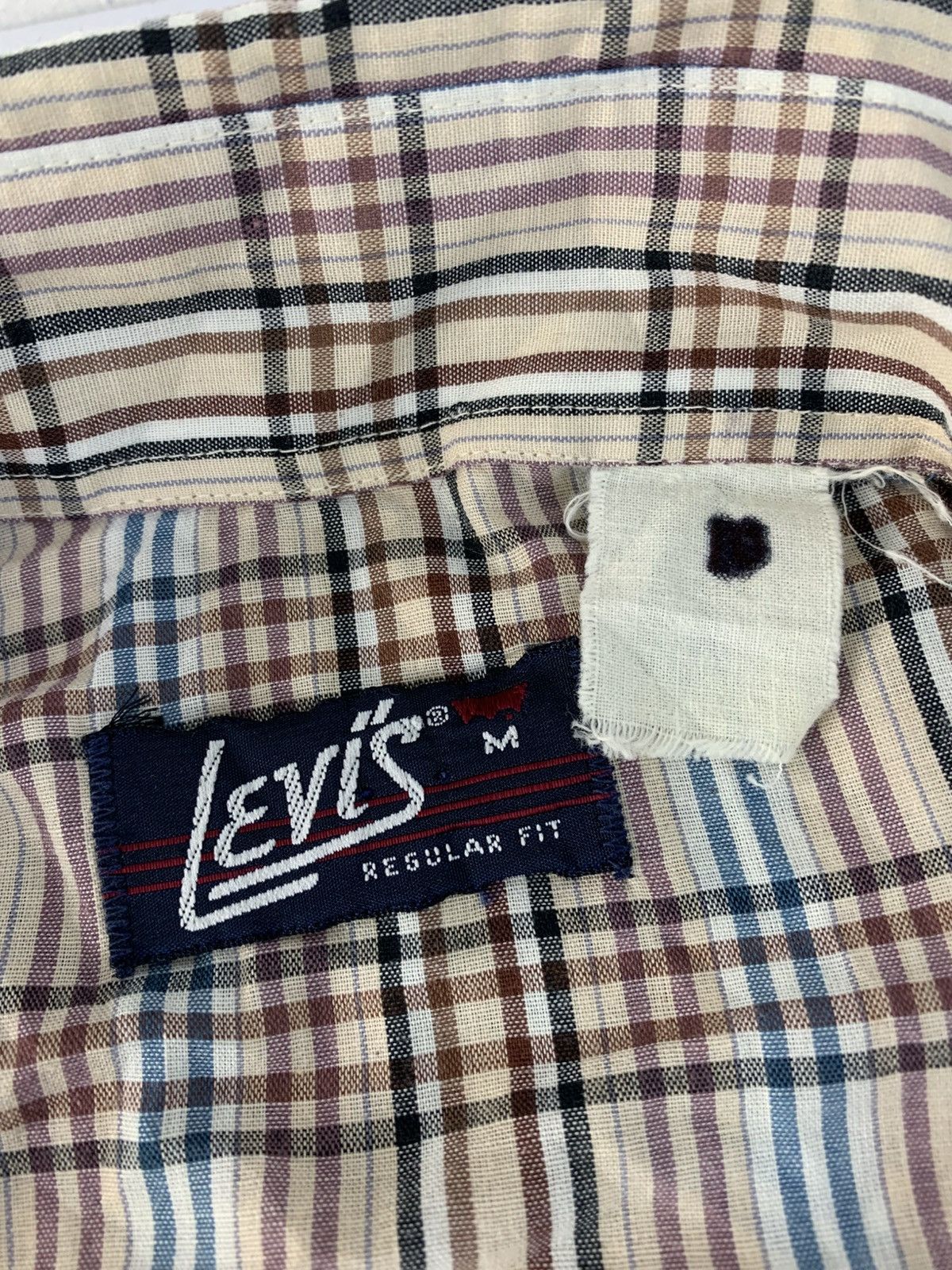 Levi's Vintage 80s 90s Levi’s Strauss Chekered Green Regular Fit Size US M / EU 48-50 / 2 - 5 Thumbnail