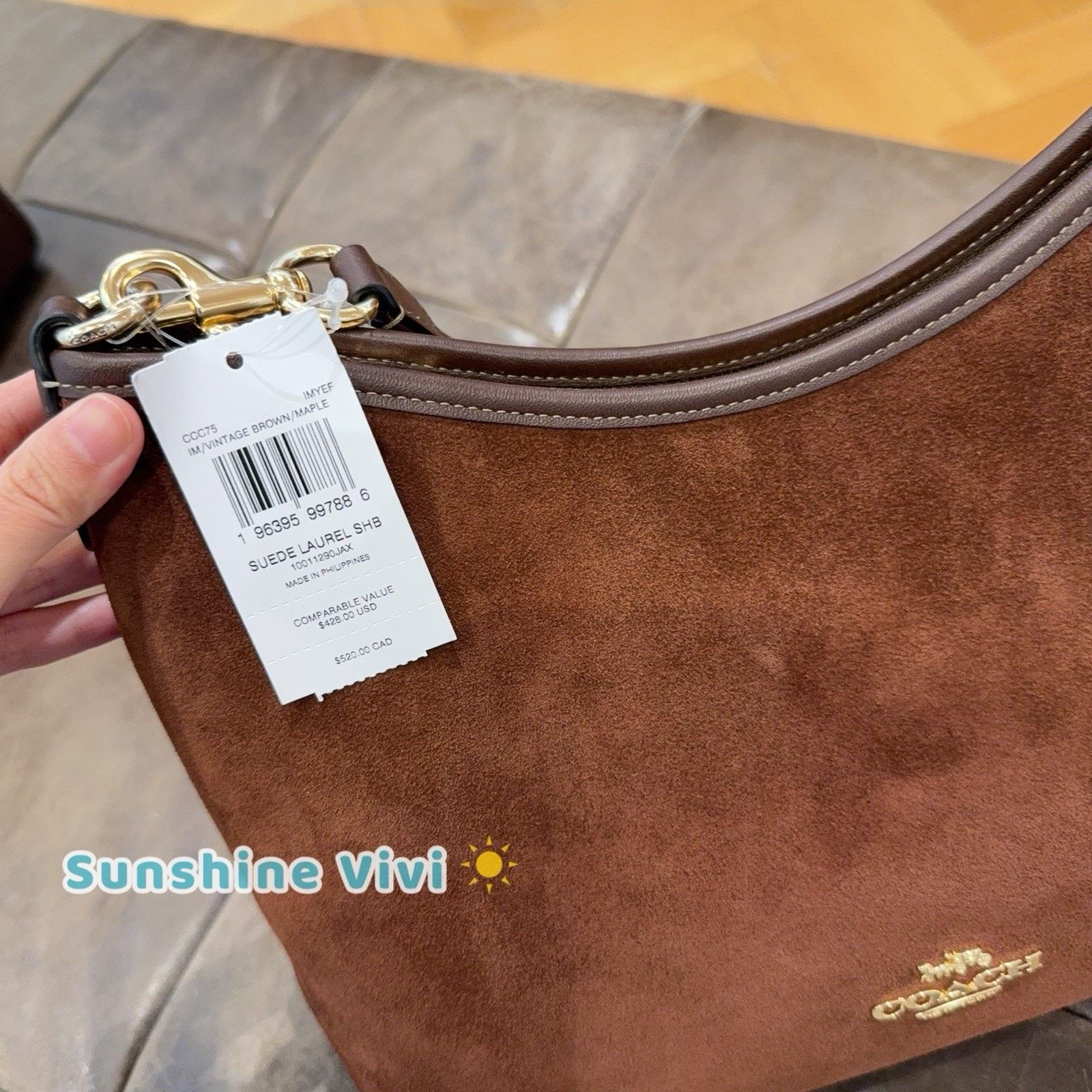 Coach NWT COACH Laurel Shoulder Bag Tassels CCC75 Brown/Maple Size ONE SIZE - 5 Thumbnail
