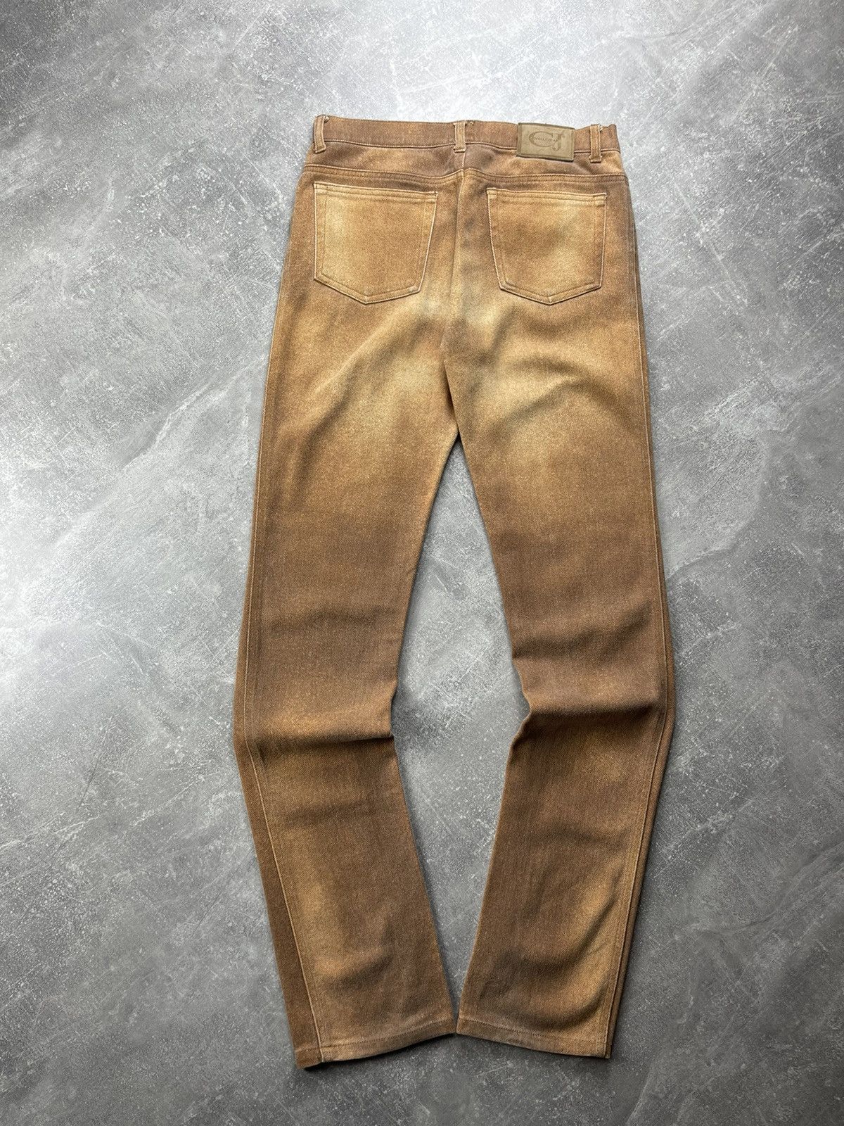 Roberto Cavalli Cavalli Jeans Vintage Denim Jenas Brown Beer Tan Size 29 Size 29" - 2 Thumbnail