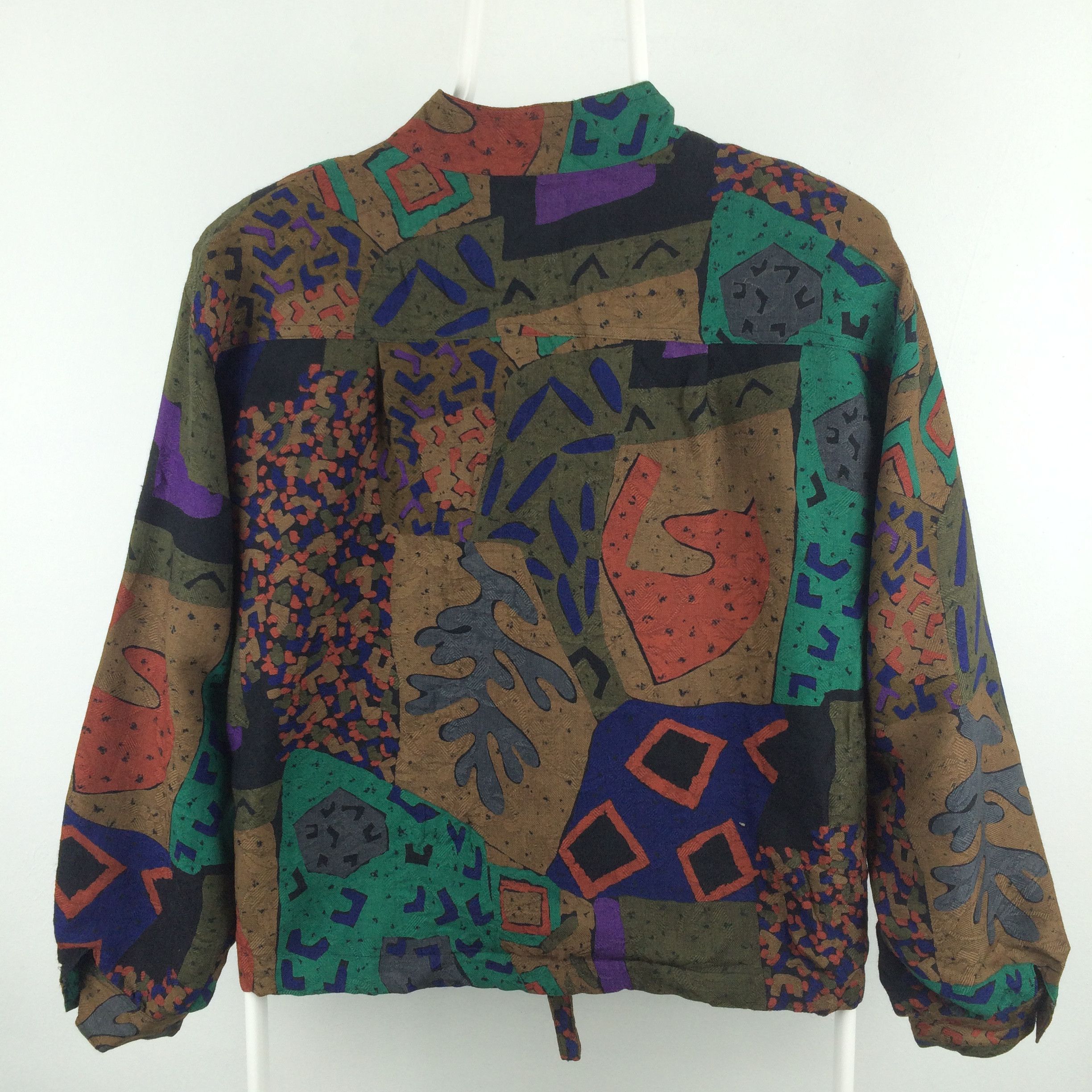 Japanese Brand × Vintage Z167 JAPAN MADE 90s ABSTRACT ART MOTIF JACKET Size XL / US 12-14 / IT 48-50 - 2 Thumbnail