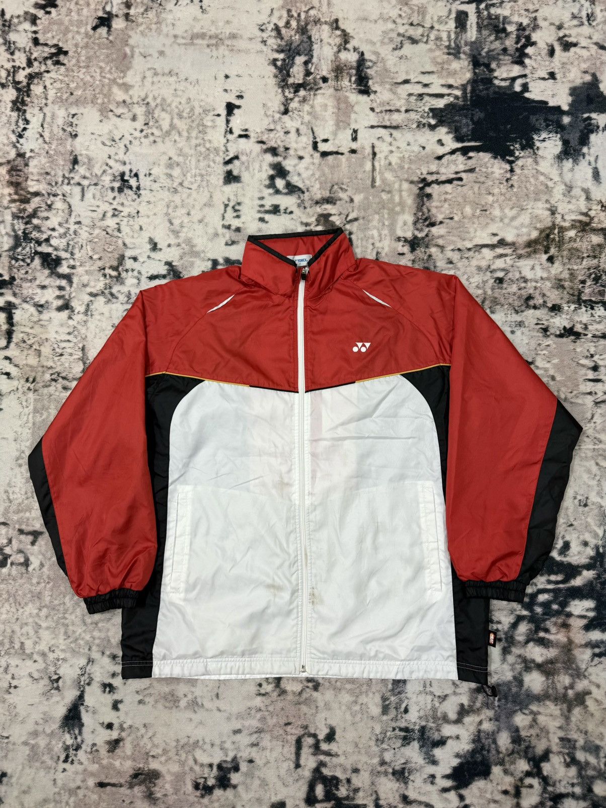 Japanese Brand Vintage 90s Yonex Double Breasted Hidden Hoodie Windbreaker Size US XL / EU 56 / 4 - 3 Thumbnail