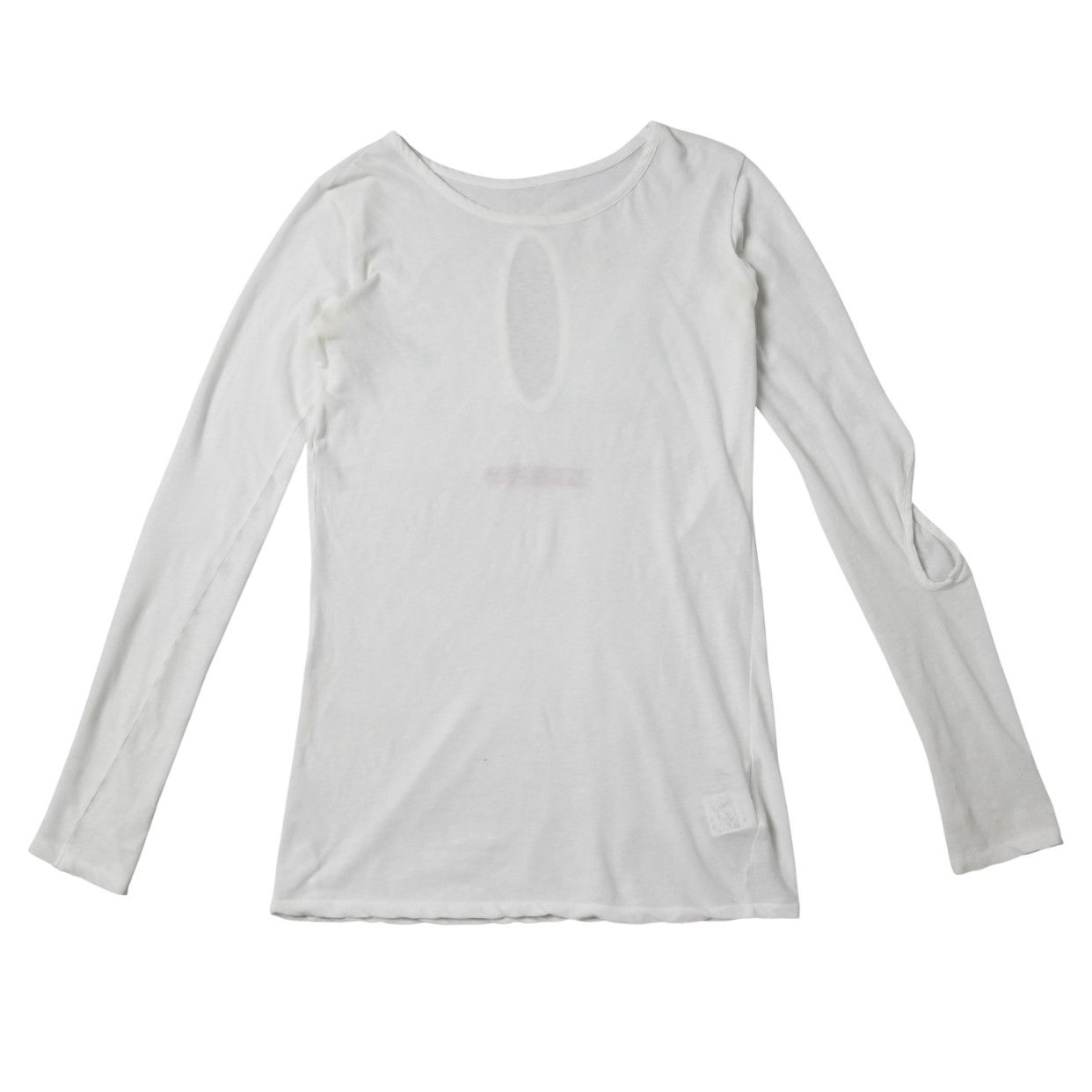Yohji Yamamoto Rare Yohji Yamamoto Cut Out Semi Sheer Top Size US M / EU 48-50 / 2 - 3 Thumbnail