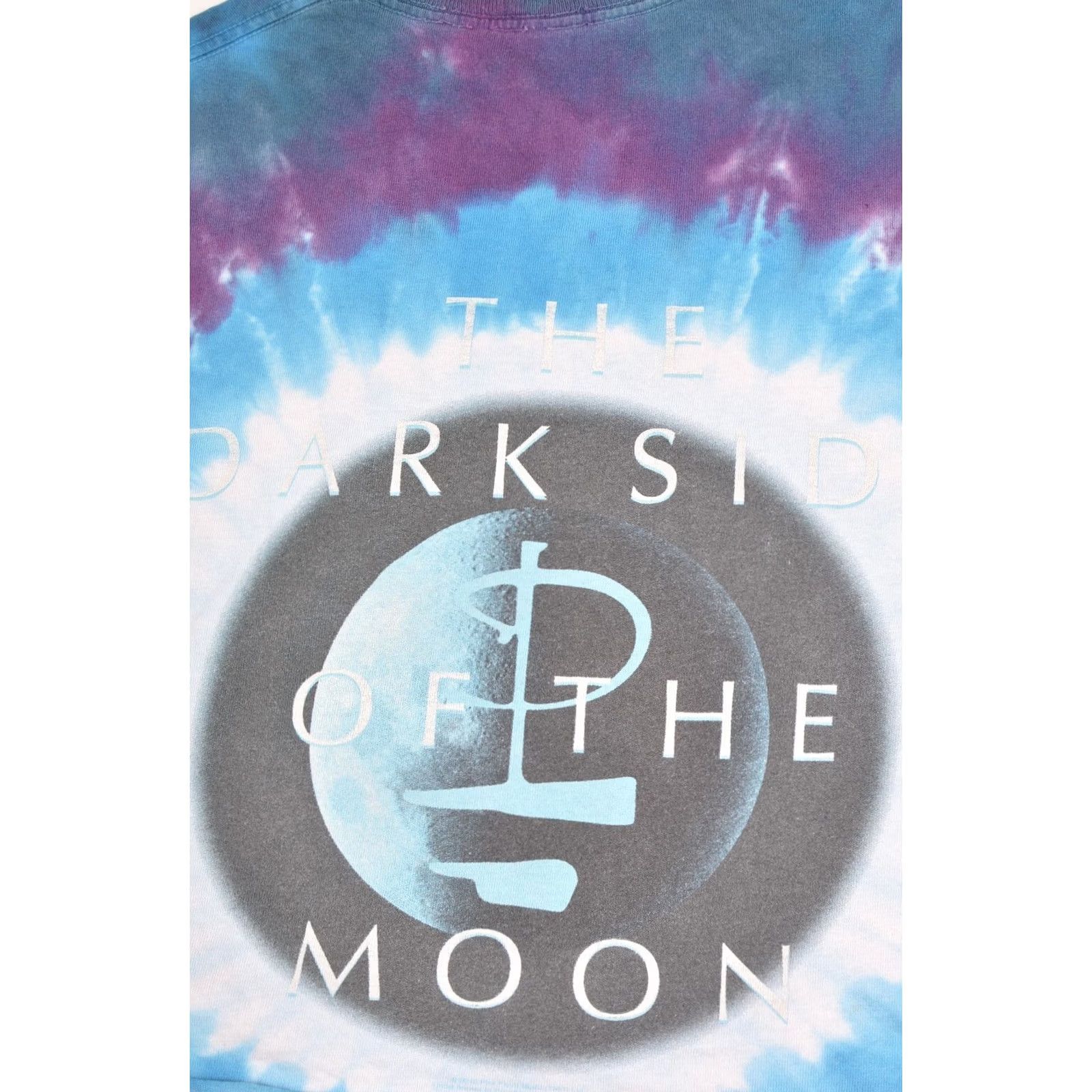 Liquid Blue Liquid Blue Pink Floyd Dark Side of the Moon 2016 W's Cropped Tie Dye T-Shirt S Womens Multicolor Cropped Moon 90s? Size S / US 4 / IT 40 - 6 Thumbnail