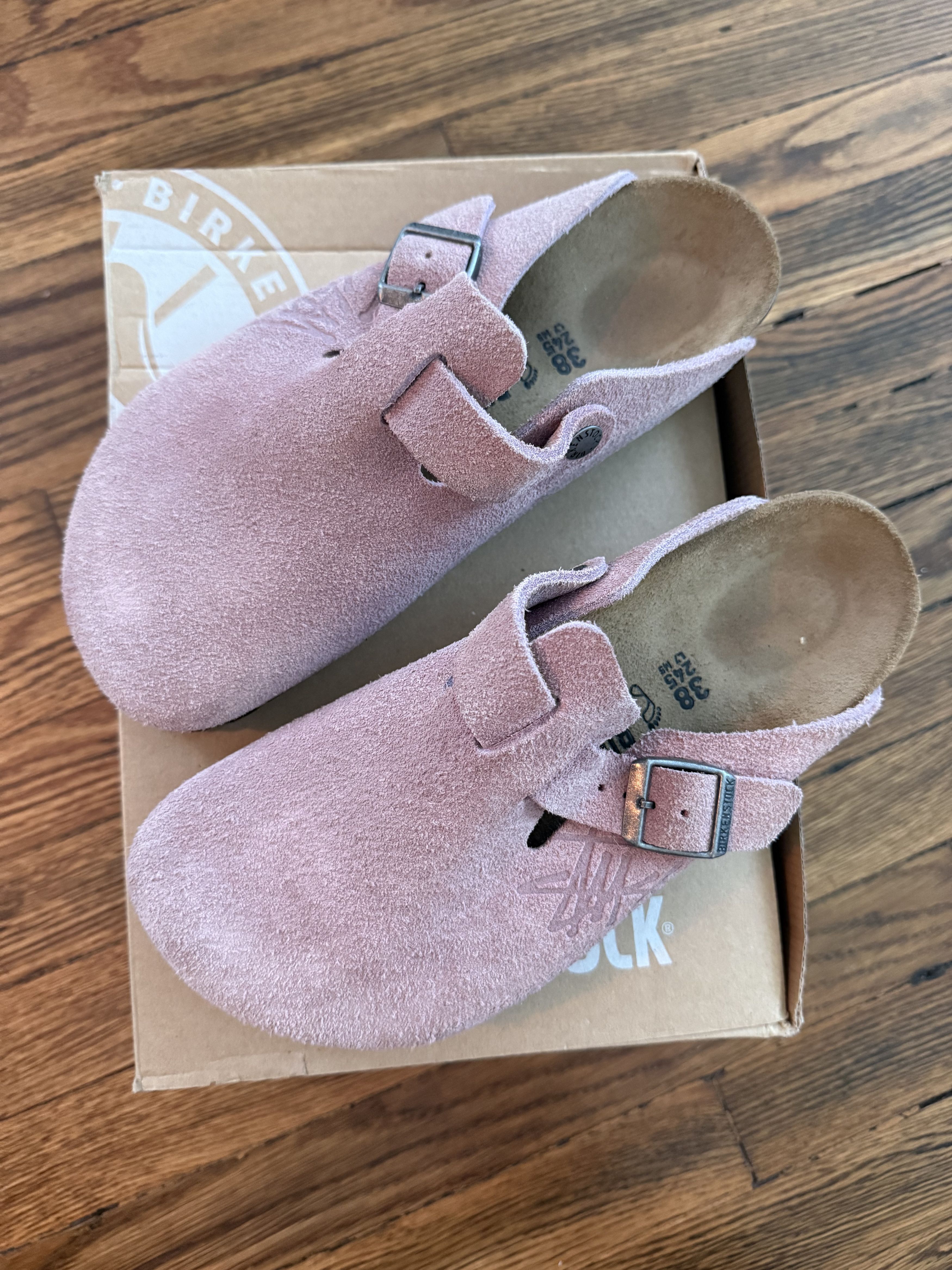 Birkenstock × Stussy Birkenstock x Stussy Pink Boston Size US 7 / IT 37 - 4 Thumbnail