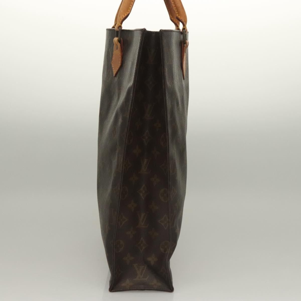 Louis Vuitton LOUIS VUITTON Monogram Sac Plat Hand Bag M51140 Size ONE SIZE - 3 Thumbnail