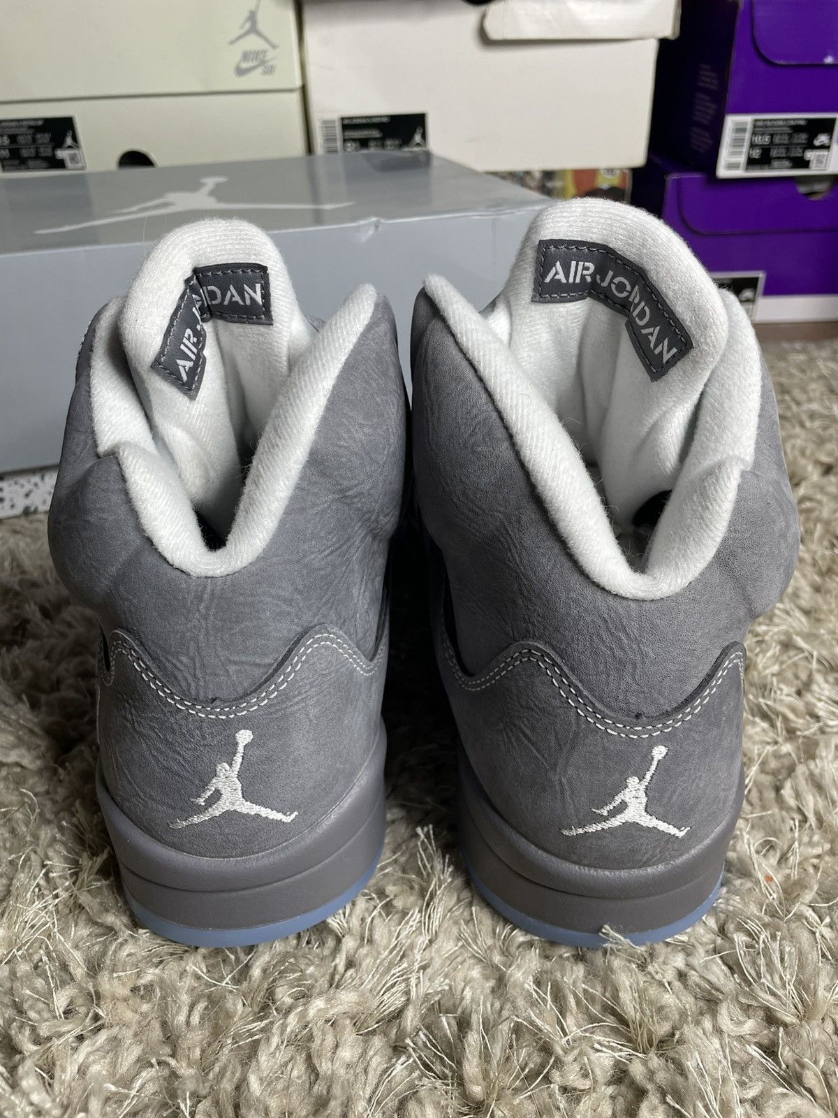 Jordan Brand Jordan 5 Wolf Grey Size US 8.5 / EU 41-42 - 6 Thumbnail