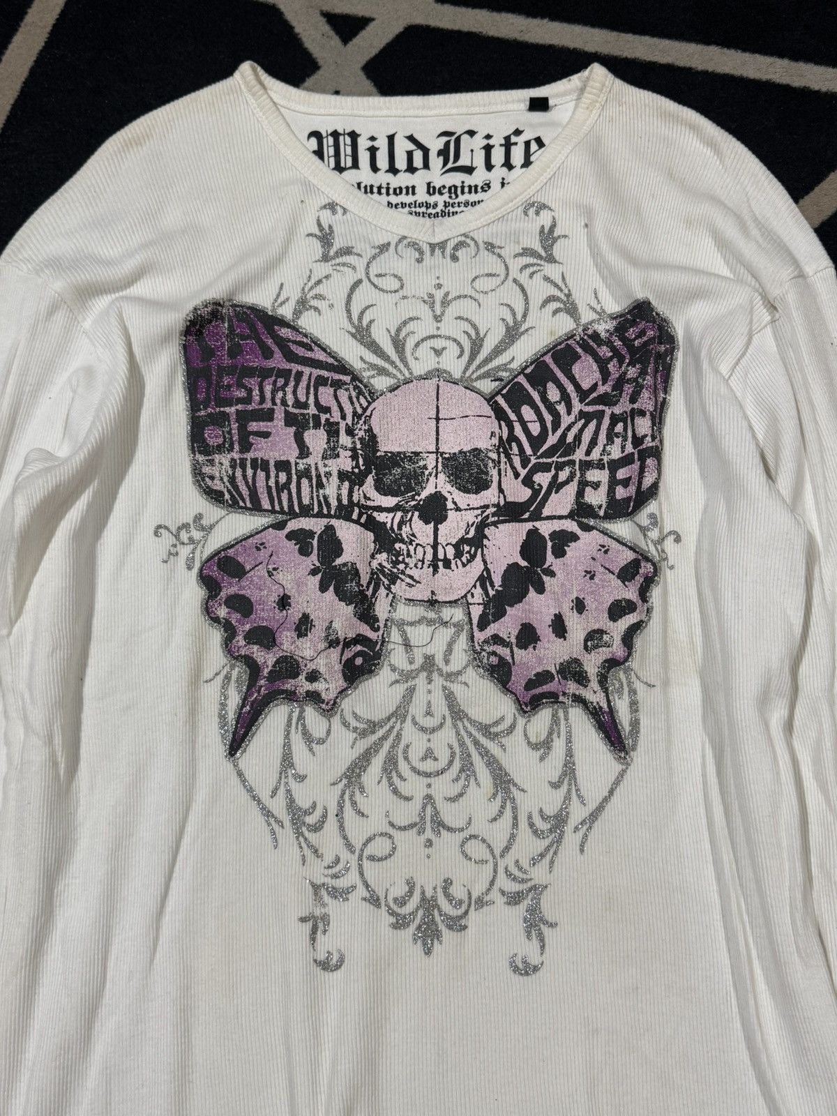 Hysteric Glamour Wildlife Skull Thermal Long Sleeve Gothic Styled Size US L / EU 52-54 / 3 - 2 Thumbnail
