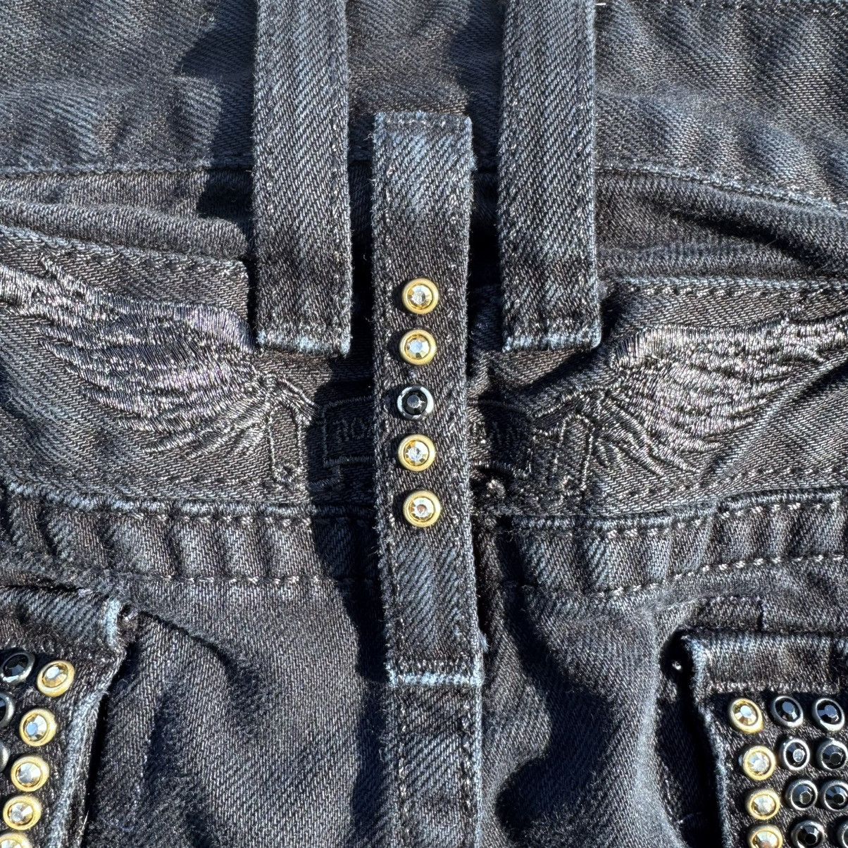 Robins Jeans Long flap studded robin jeans Size US 40 / EU 56 - 4 Thumbnail