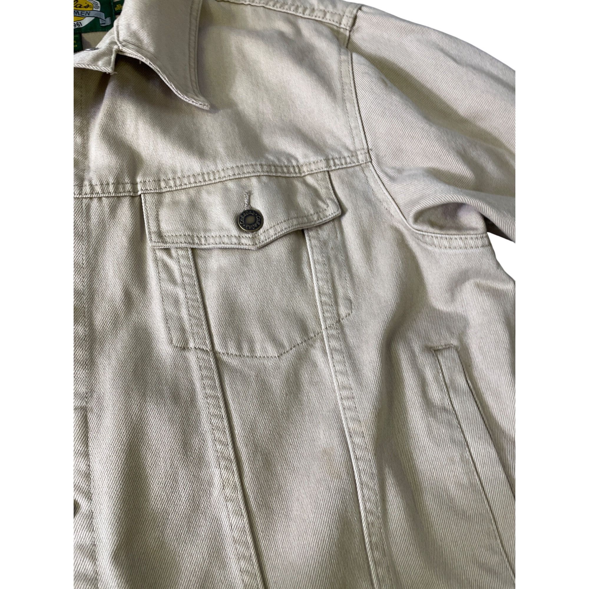 Cabelas Cabelas Womens Beige Denim Jacket Size XL Reg SKU 8699 Size XL / US 12-14 / IT 48-50 - 6 Thumbnail
