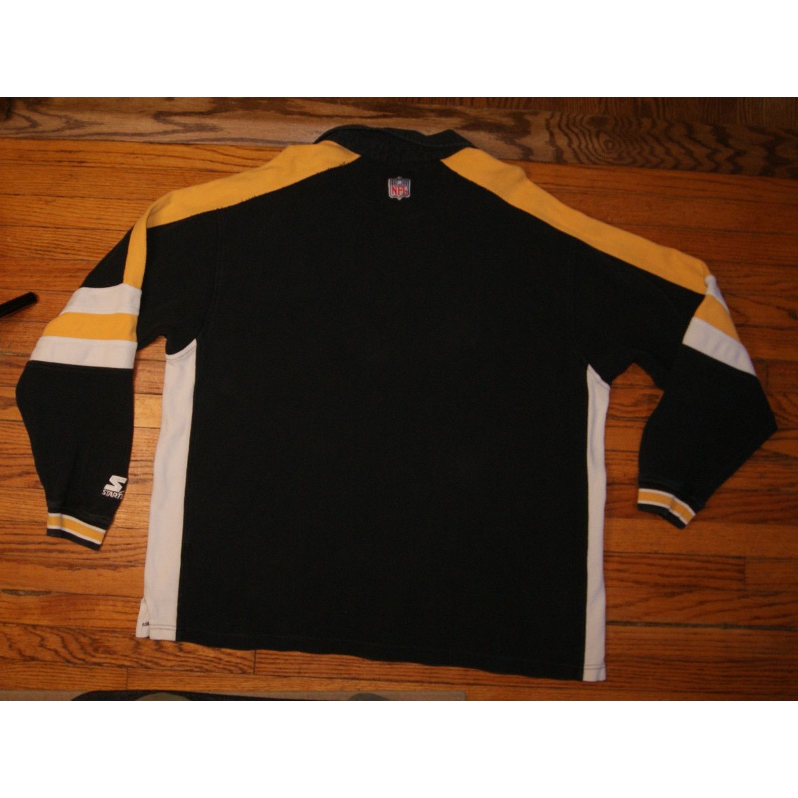 Starter VTG 90s Pittsburgh Steelers NFL Pro 2XL Collared Shirt Size US XXL / EU 58 / 5 - 5 Thumbnail