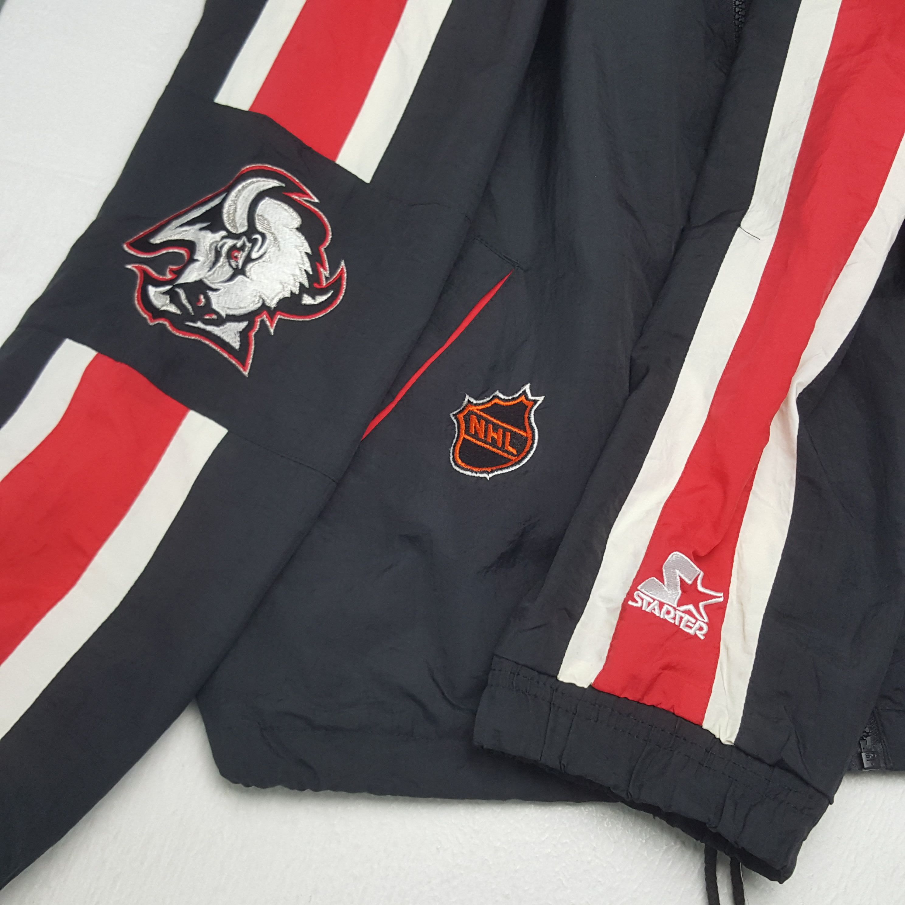 Starter × Vintage Vintage Sabres Starter Windbreaker Sport Jacket Size US L / EU 52-54 / 3 - 13 Thumbnail