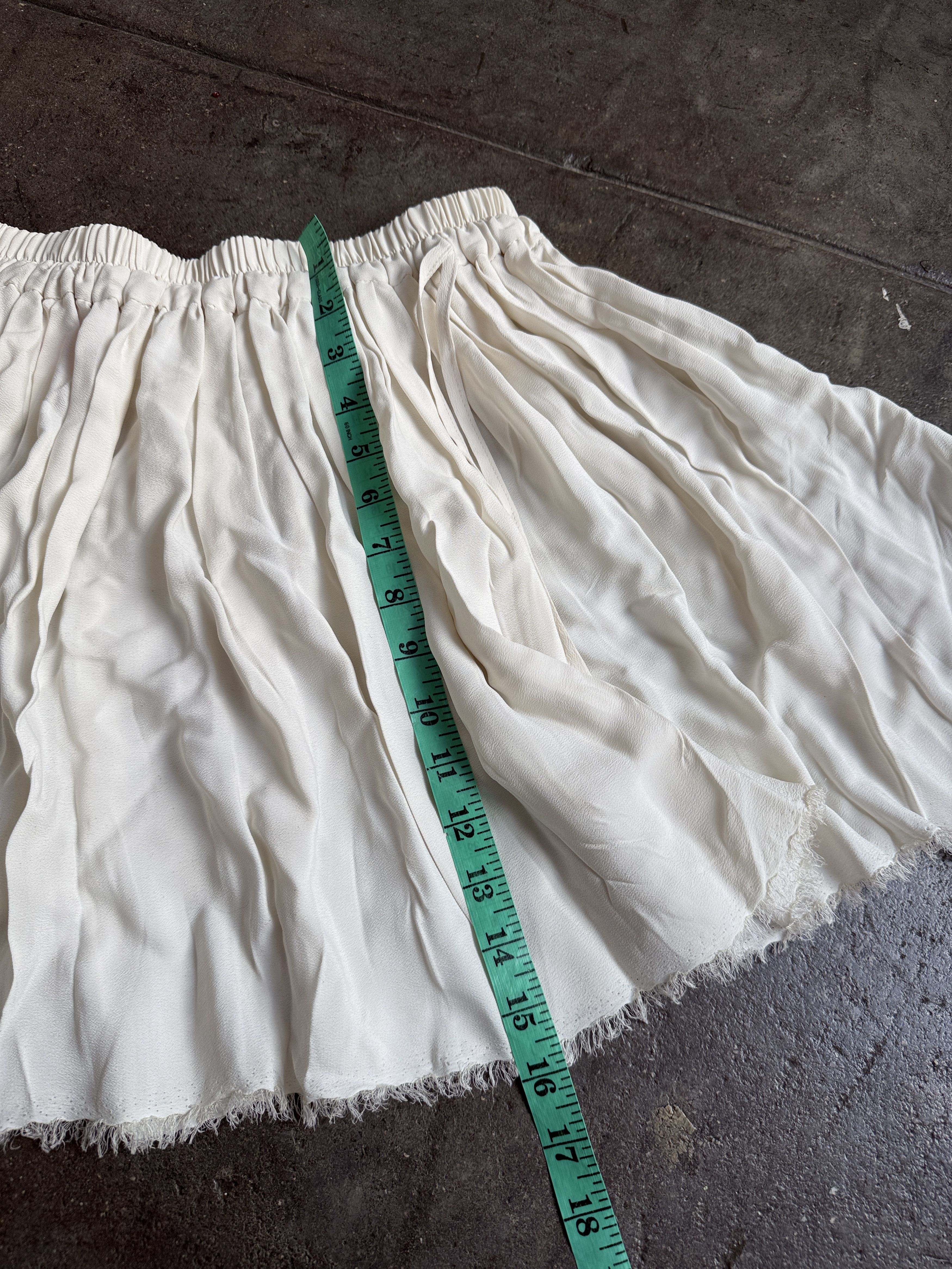Vivienne Westwood 900$+ Red Label 2015 White Silk Blend Flowy Skirt Size 30" / US 8 / IT 44 - 9 Thumbnail