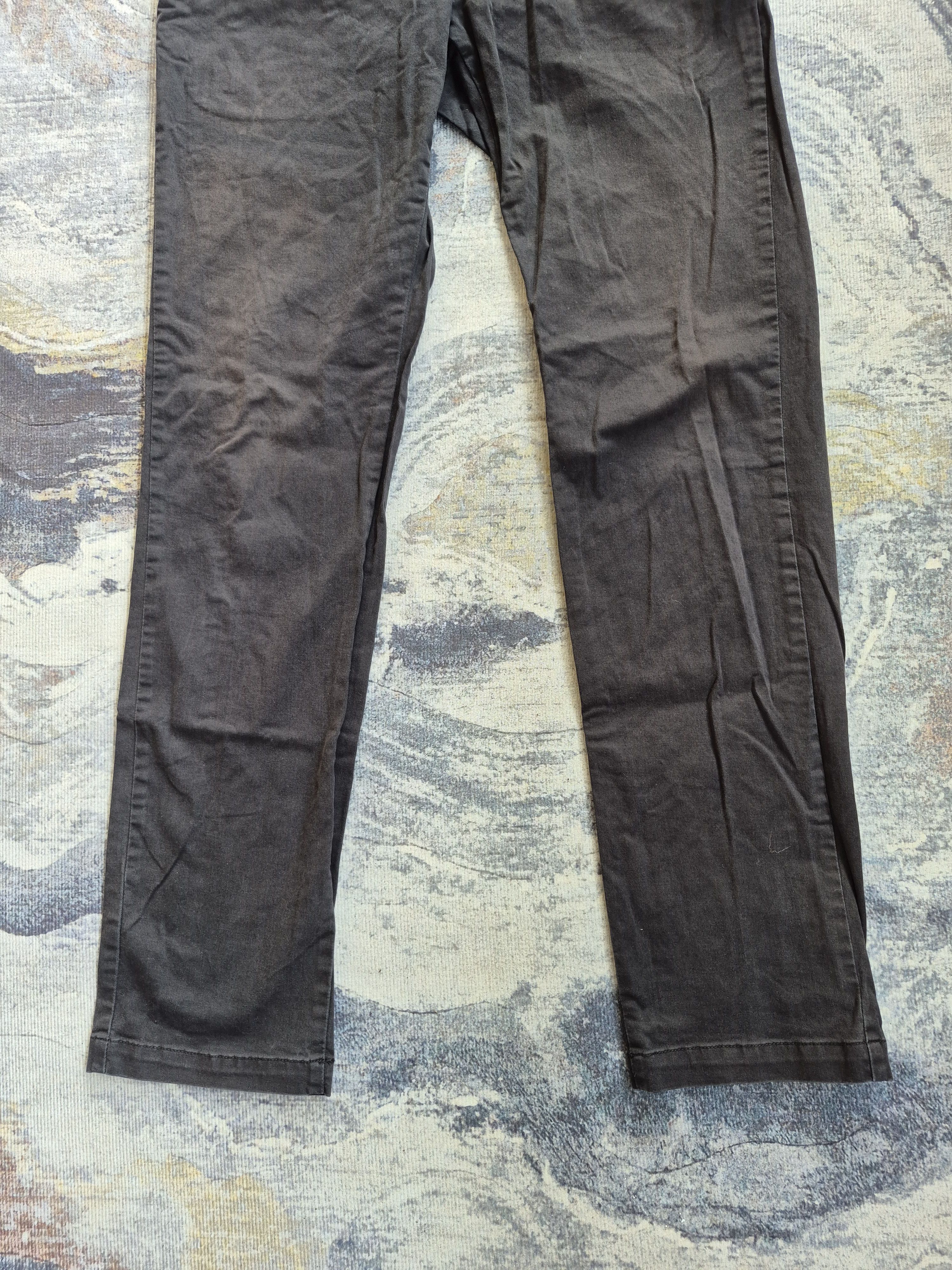 Uniqlo 🔥 Uniqlo Black Cotton Long Pants Size US 34 / EU 50 - 3 Thumbnail