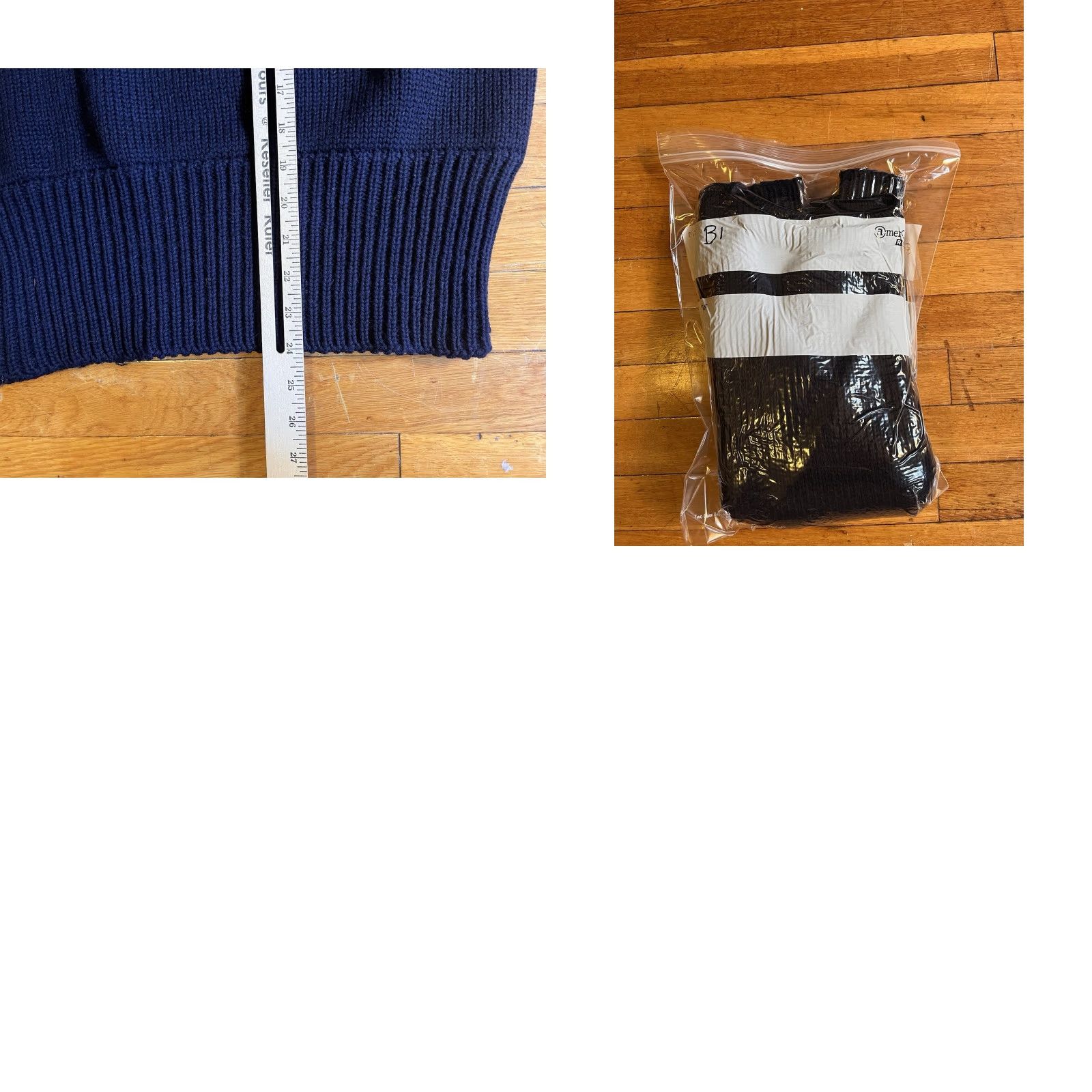 Vintage VINTAGE Gimbel Brothers Wool Sweater Men’s 40 (Fits M) Navy Blue Shirt Pullover Crew Neck Size US M / EU 48-50 / 2 - 8 Thumbnail