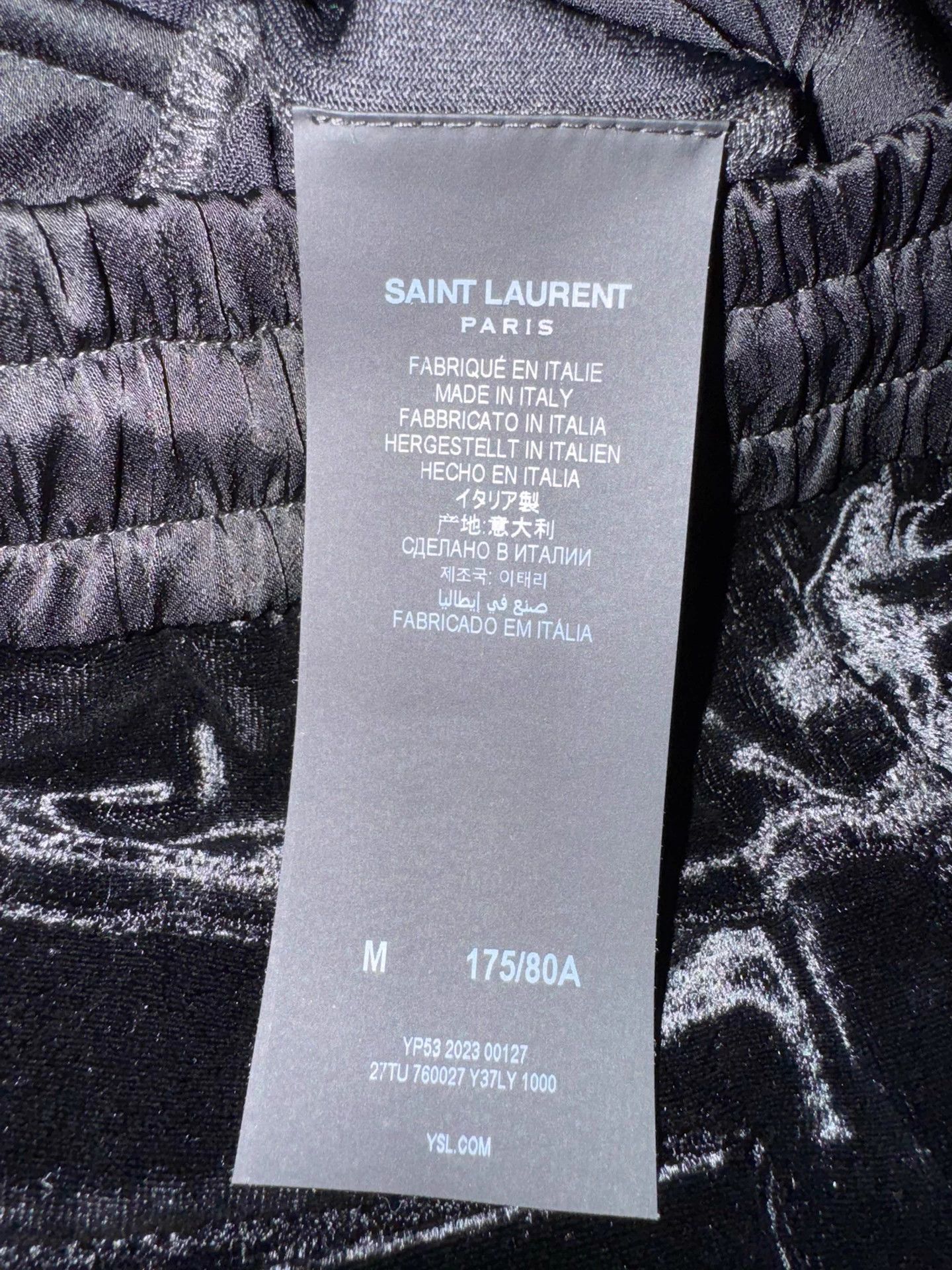 Saint Laurent Paris Saint Laurent Men's 23FW Velvet Wide Leg Pants M Size US 30 / EU 46 - 4 Thumbnail