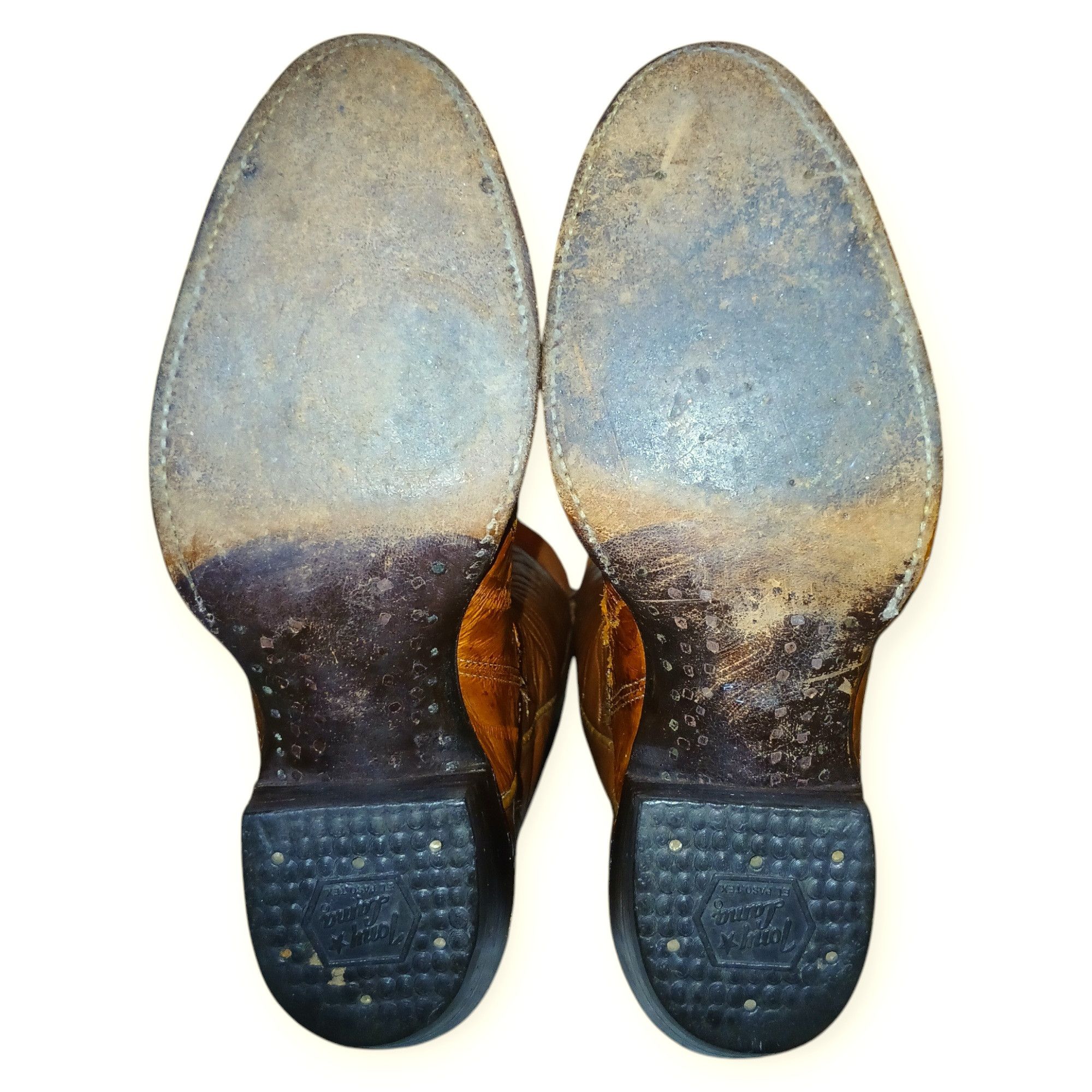 Tony Lama × Vintage Tony Lama Black Label Exotic Eel Leather Boots Size 5.5 B Size US 5.5 / IT 35.5 - 8 Thumbnail