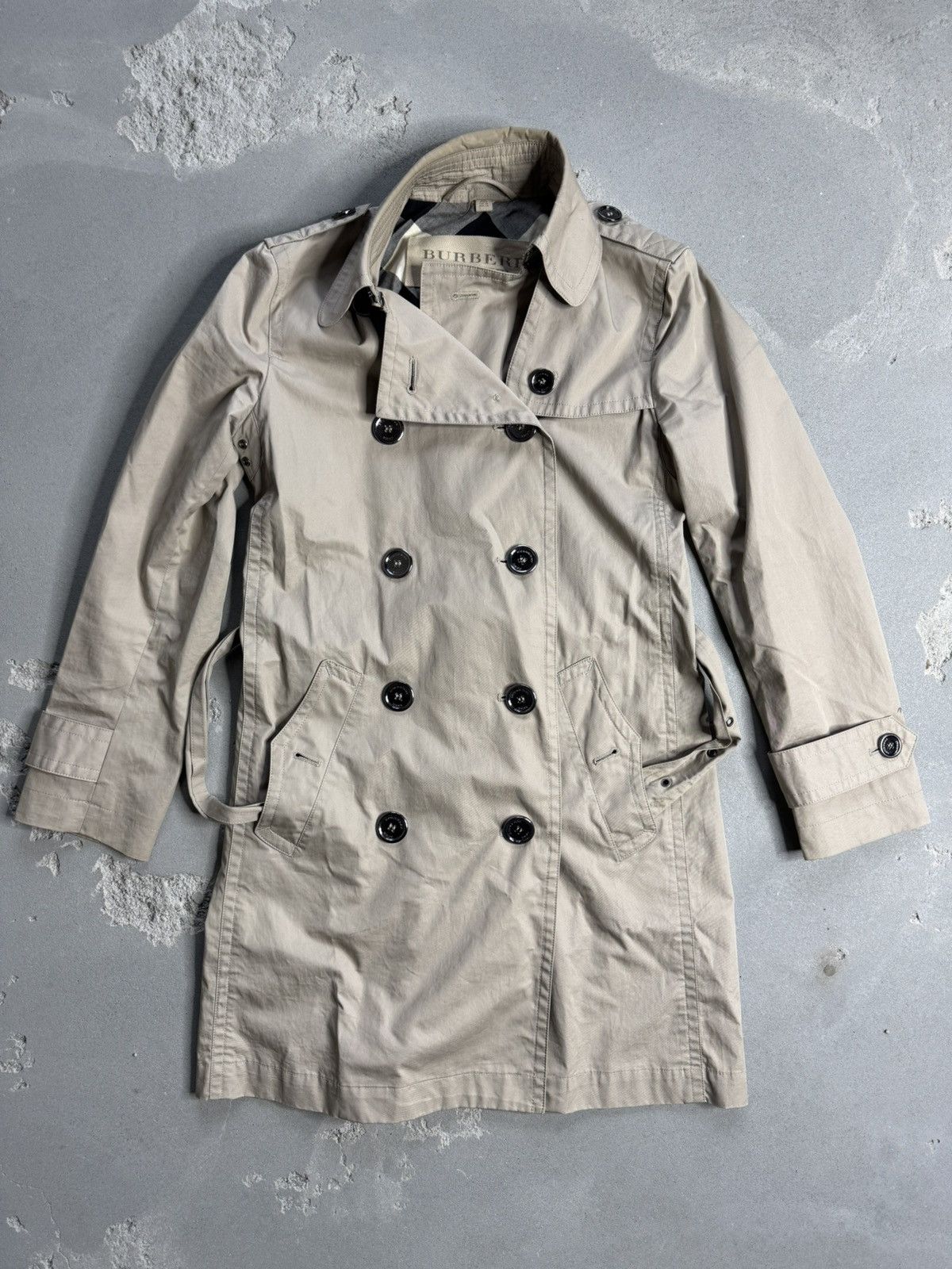 Burberry Vintage Burberry Brit nova check trench coat Jacket Size XS / US 0-2 / IT 36-38 - 1 Thumbnail