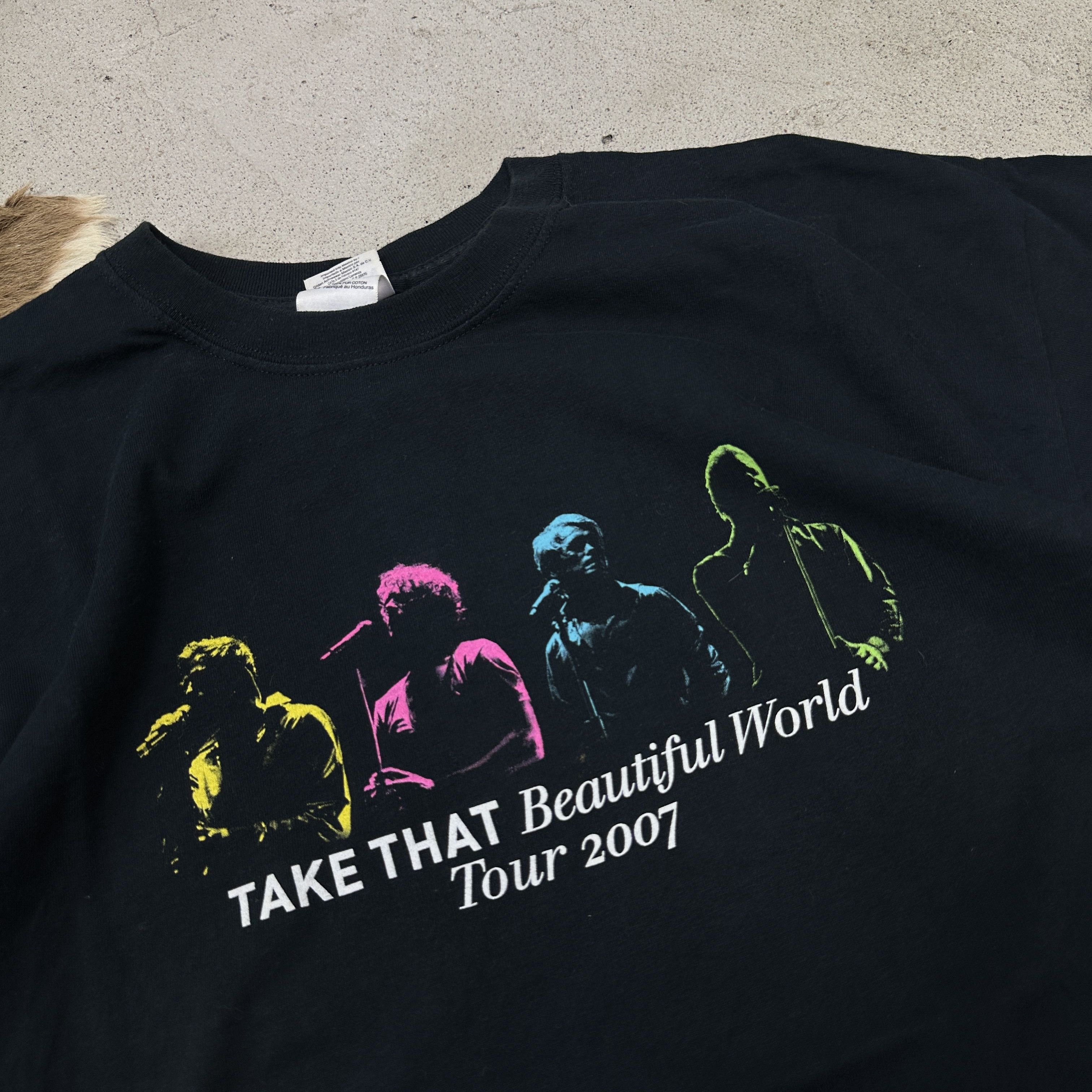 Vintage Vintage Casual Streetwear Take That 2007 Printed T-shirt Y2K Size US XL / EU 56 / 4 - 2 Thumbnail