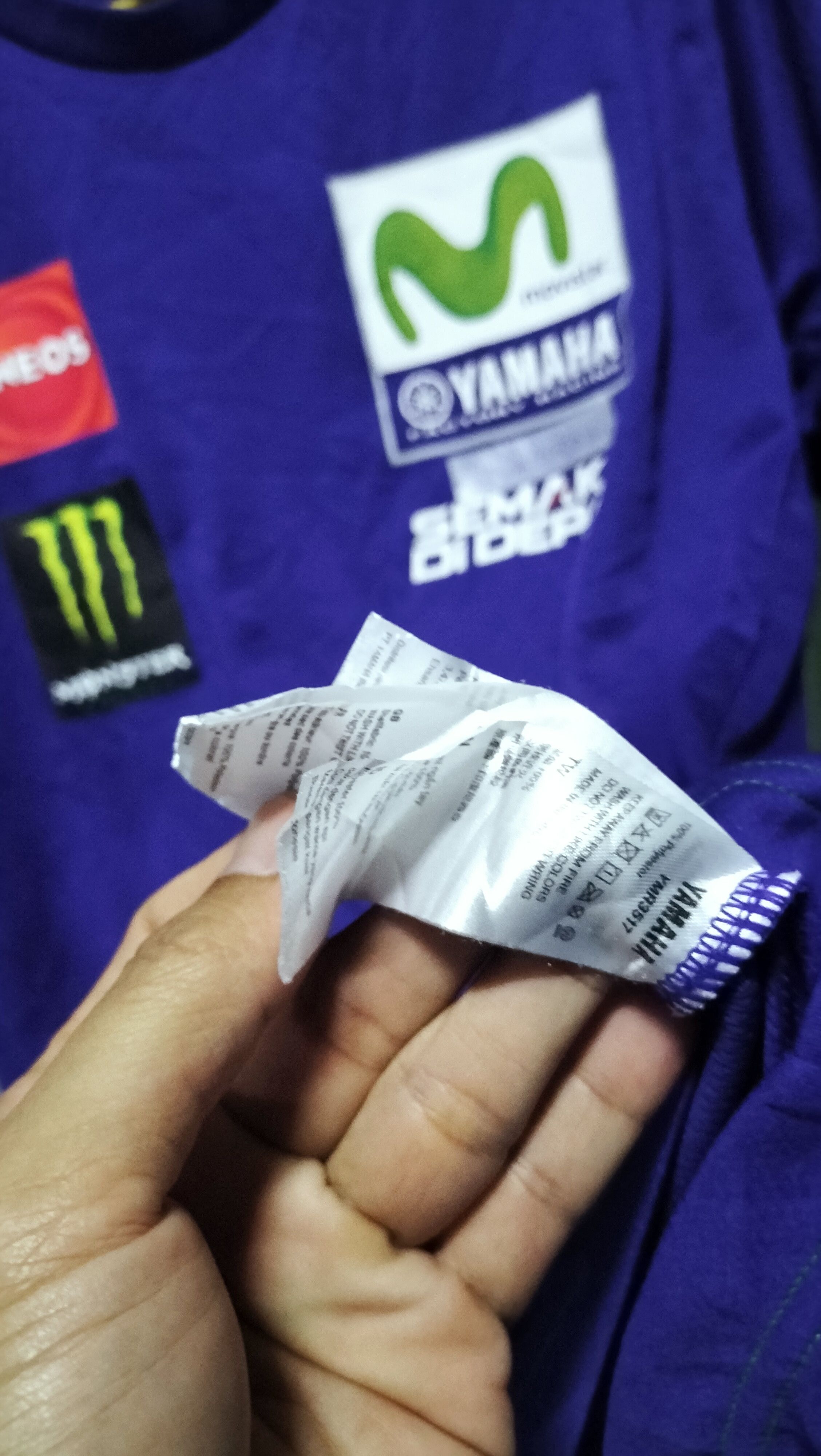 Yamaha Yamaha Monster Oakley Alphines Racing Team Club Size US M / EU 48-50 / 2 - 4 Thumbnail