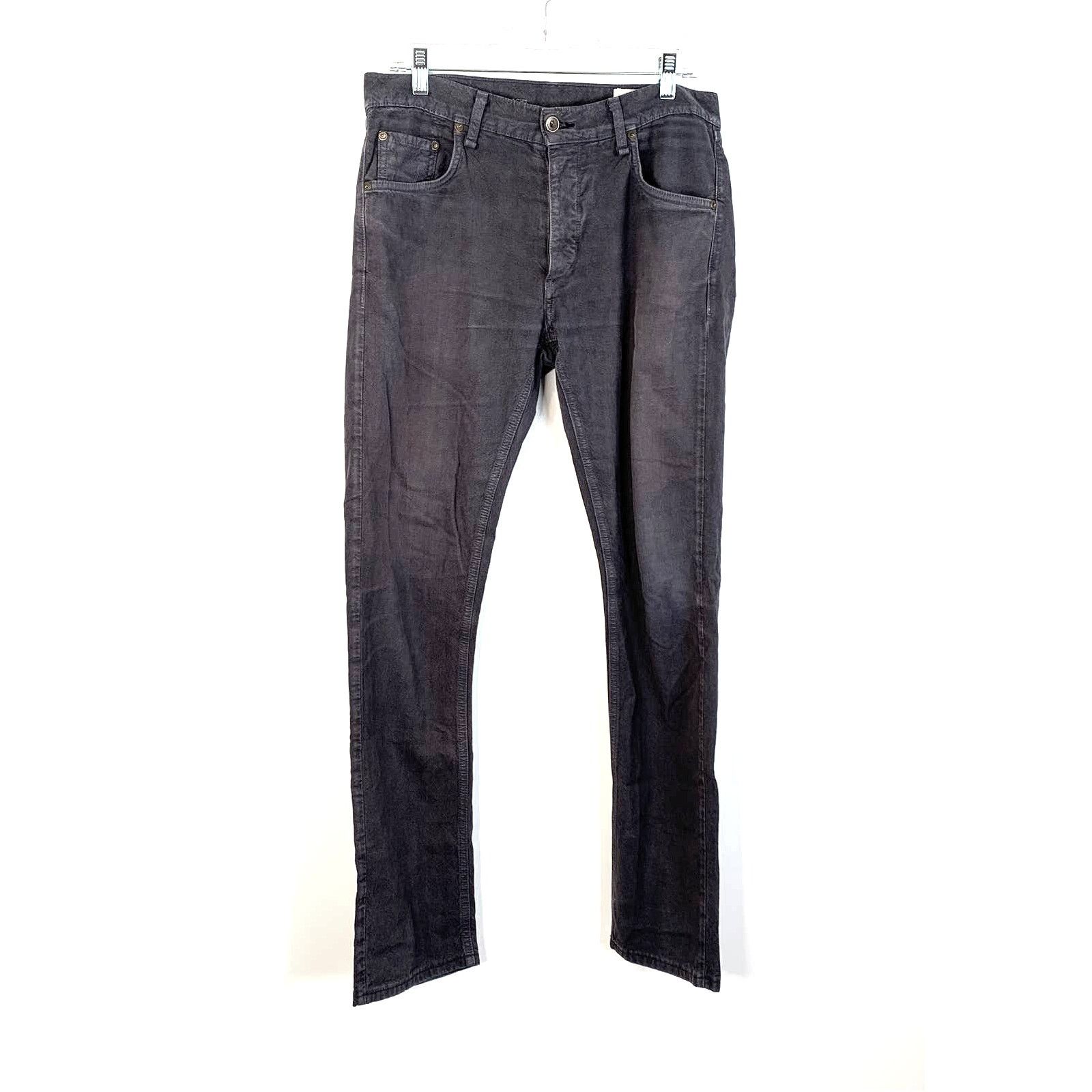 Rag & Bone Rag & Bone Jeans Slim Fit Straight Leg Charcoal Gray Denim Size US 31 - 10 Thumbnail