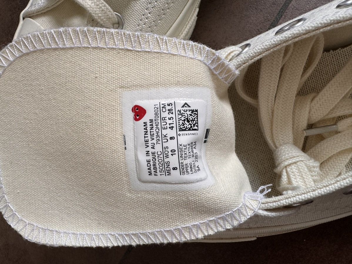 Comme des Garcons PLAY × Converse Converse X CDG Size US 8.5 / EU 41-42 - 6 Thumbnail