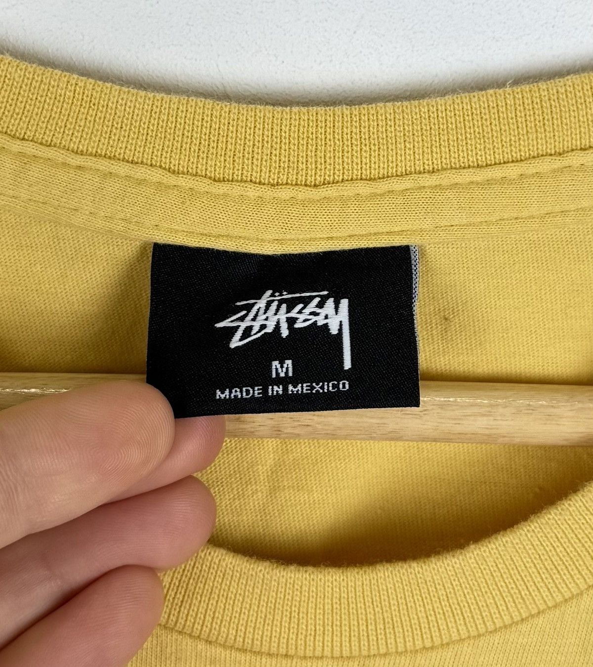 Stussy Stussy Sounds Crew Neck Short Sleeve T-shirt Yellow Too Logo Size US M / EU 48-50 / 2 - 4 Thumbnail