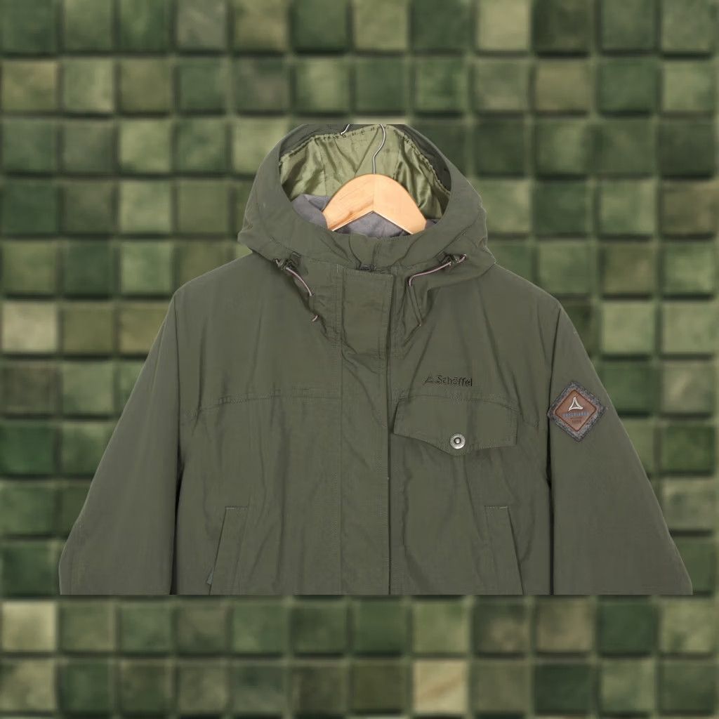 Vintage Schöffel Storm Range Hooded Waterproof Jacket Women Size UK 10 EU 36 S MJ5867 Size S / US 4 / IT 40 - 1 Thumbnail