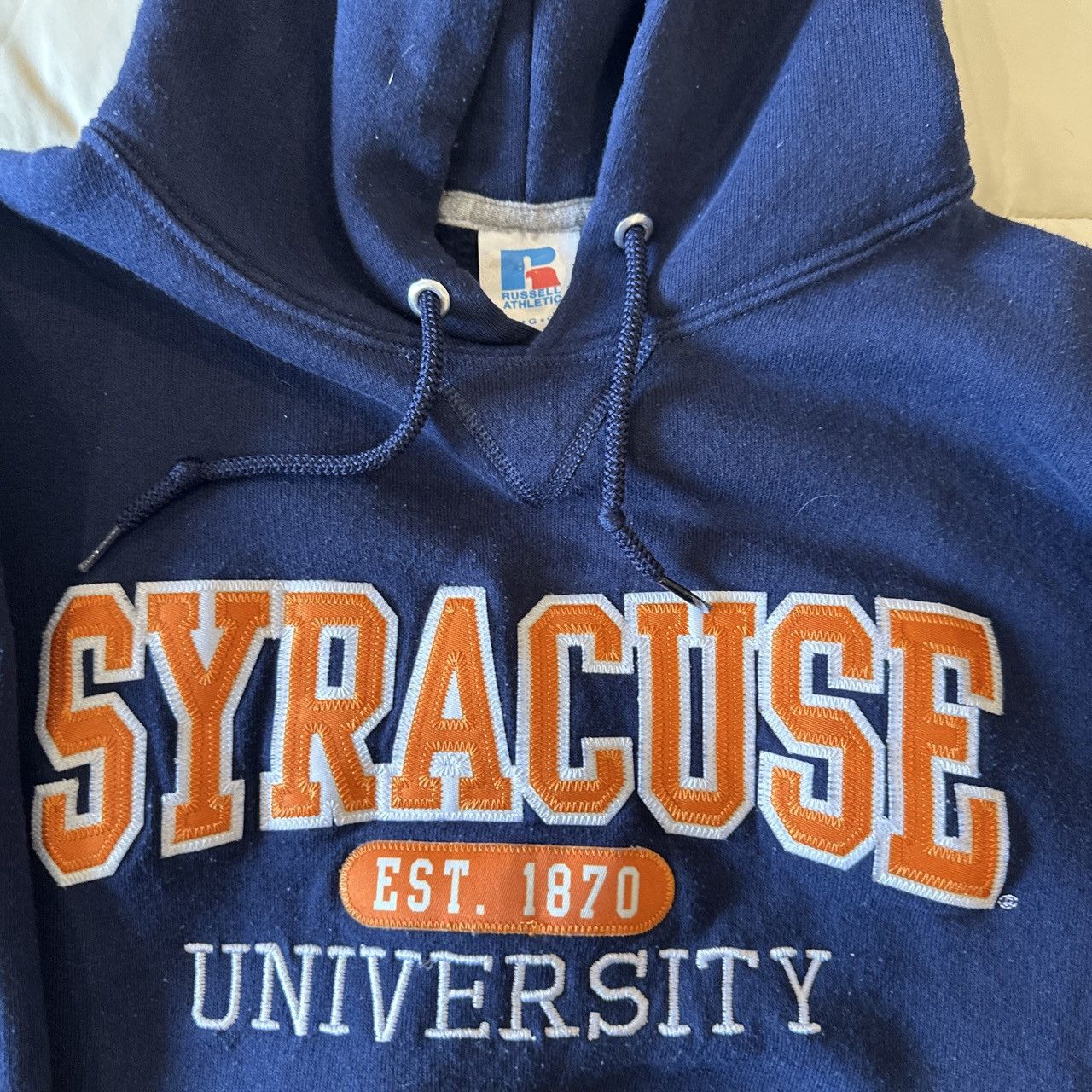 Russell Athletic Vintage Russell Syracuse University hoodie Size US L / EU 52-54 / 3 - 2 Thumbnail