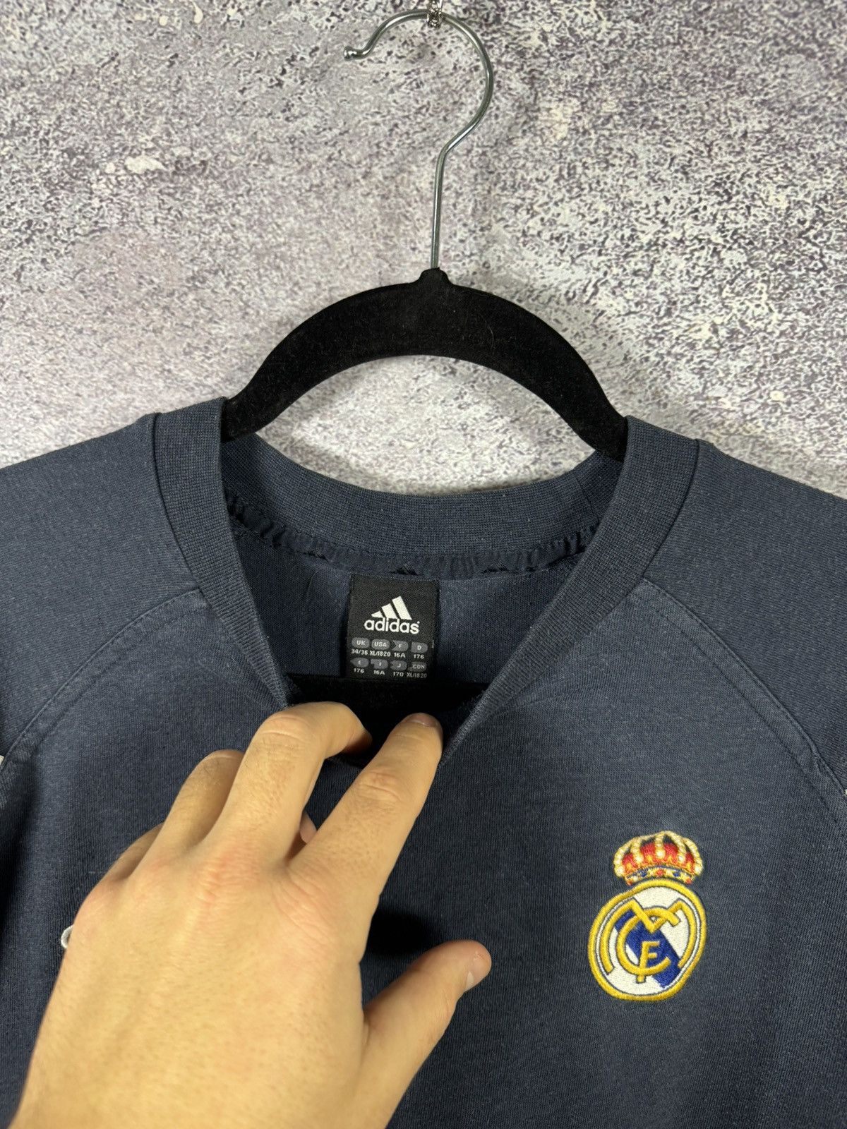 Adidas × Vintage Vintage Real Madrid Adidas Training T Shirt Small size Size US S / EU 44-46 / 1 - 7 Thumbnail