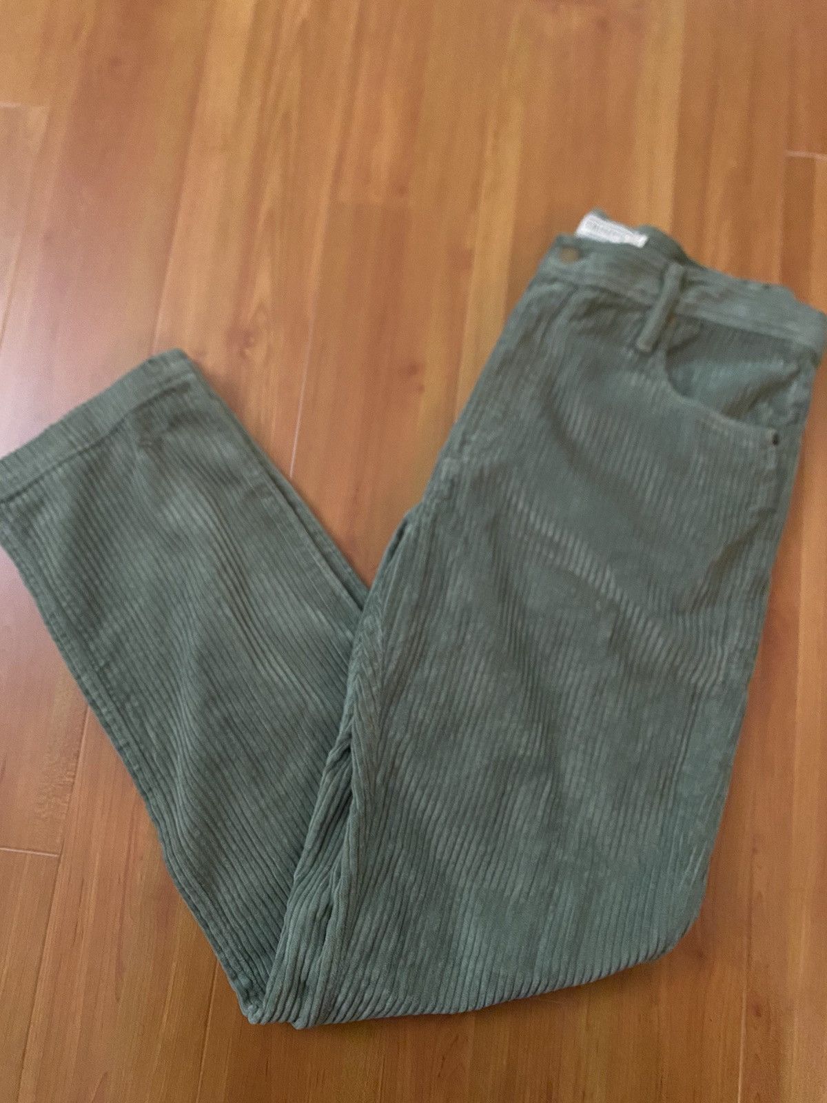 Trinity The Label Trinity Green Olive Corduroy Pants Size US 32 / EU 48 - 1 Thumbnail