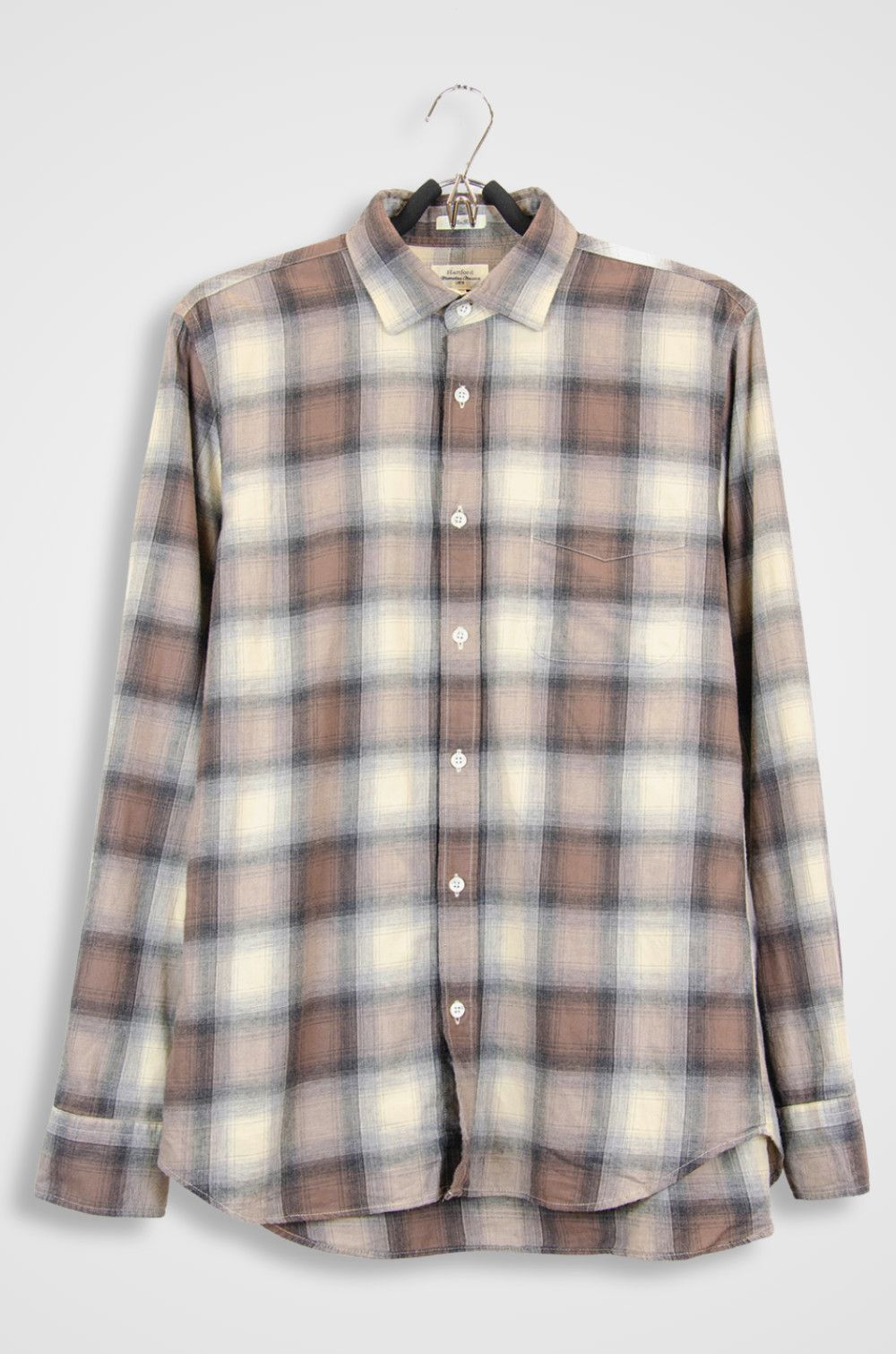 Hartford Hartford Slim Fit Plaid Cotton Shirt – Size M Size US M / EU 48-50 / 2 - 1 Thumbnail