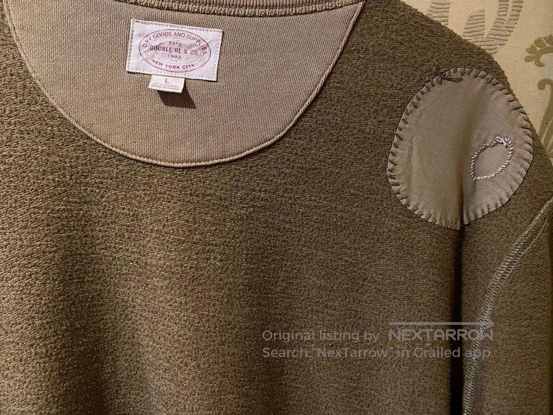 RRL Ralph Lauren rare vintage henley long sleeve shirt. Size US L / EU 52-54 / 3 - 3 Thumbnail