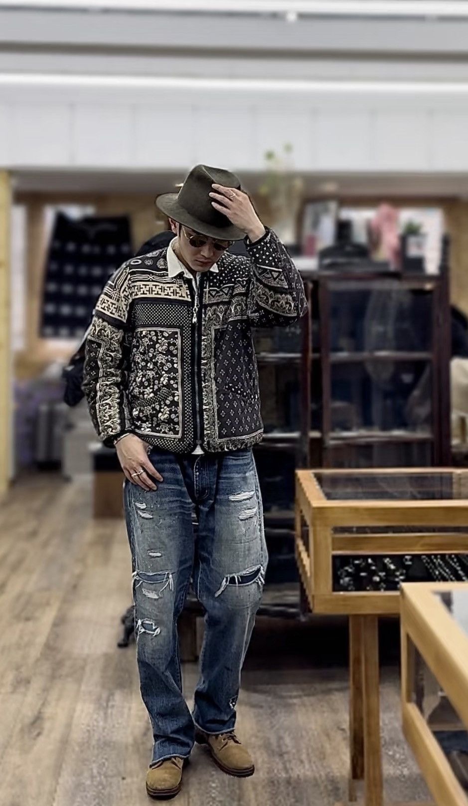 Visvim Visvim ict iris jkt bandana（reversible），size4 Size US XL / EU 56 / 4 - 9 Thumbnail